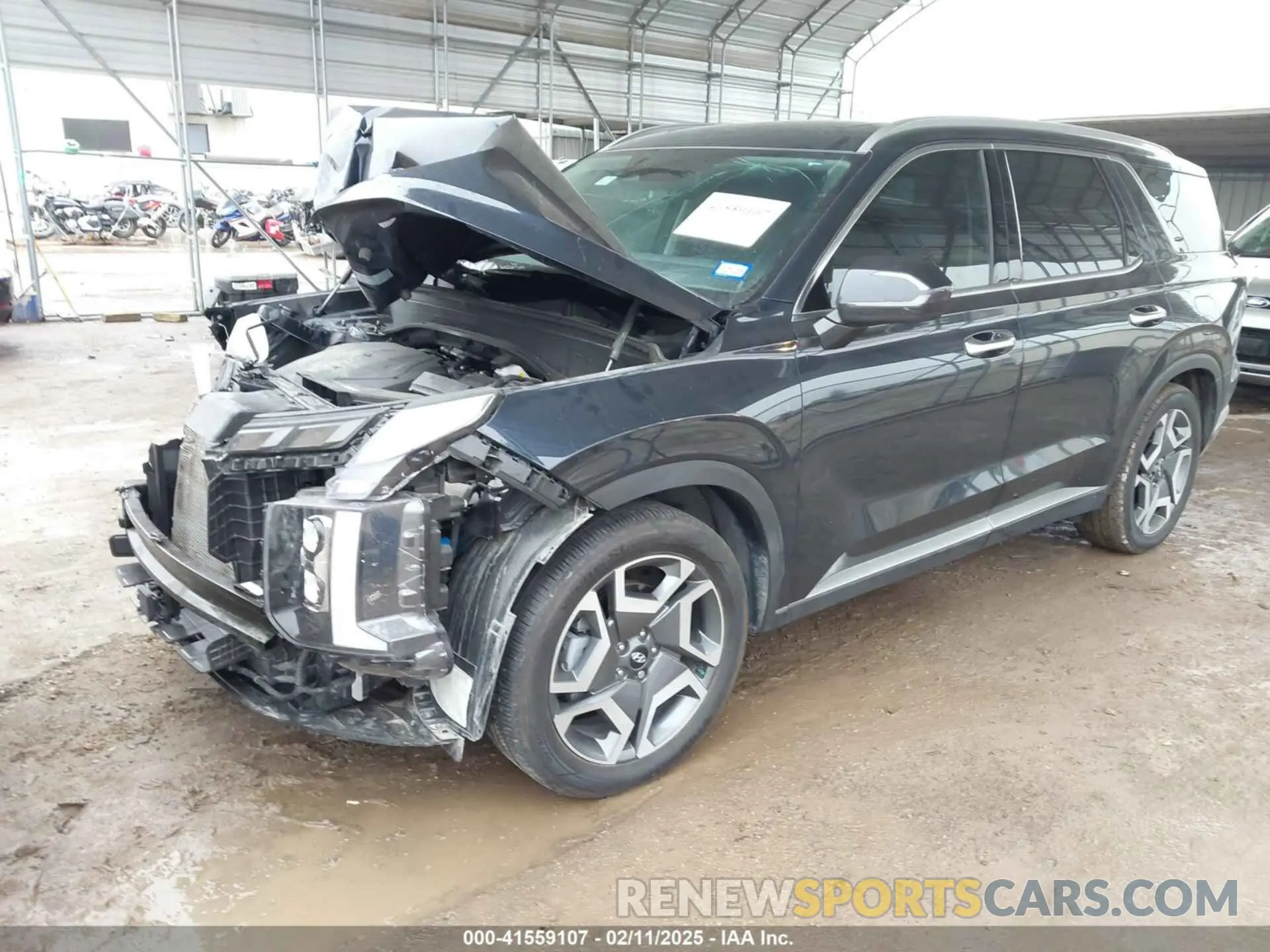 2 Photograph of a damaged car KM8R54GE2RU698386 HYUNDAI PALISADE 2024