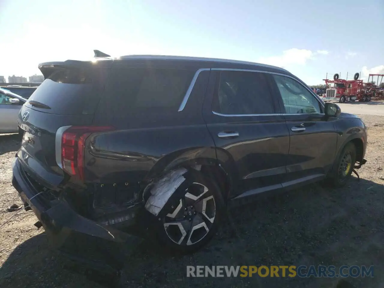 3 Фотография поврежденного автомобиля KM8R54GE2RU766556 HYUNDAI PALISADE 2024