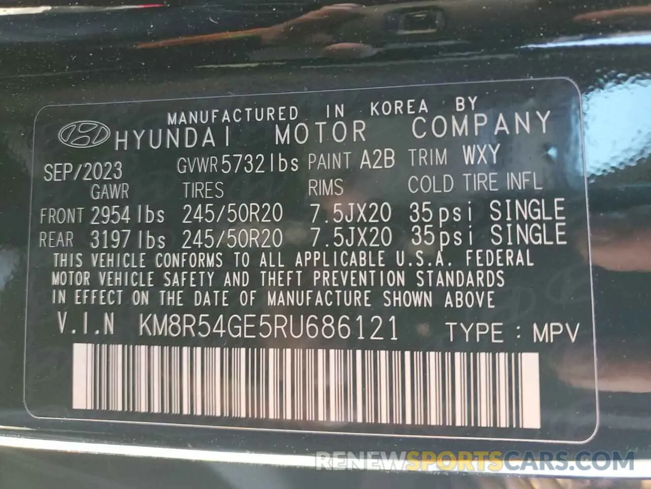 15 Photograph of a damaged car KM8R54GE5RU686121 HYUNDAI PALISADE 2024