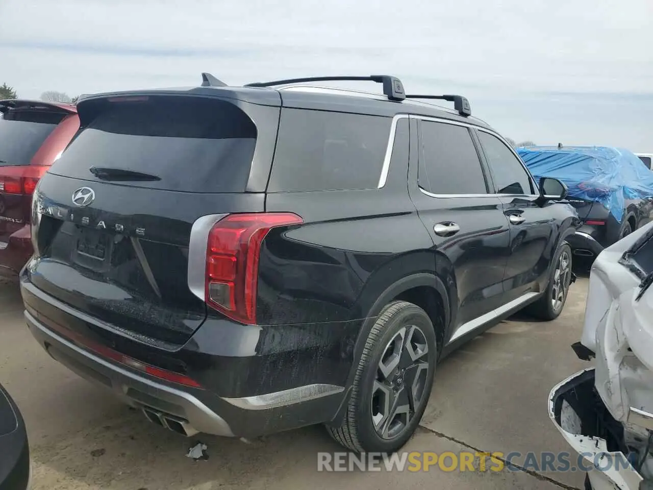 3 Photograph of a damaged car KM8R54GE5RU686121 HYUNDAI PALISADE 2024