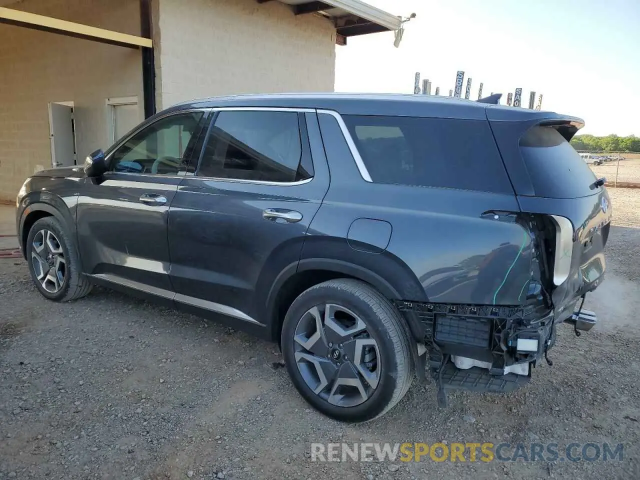 2 Photograph of a damaged car KM8R54GE5RU687169 HYUNDAI PALISADE 2024