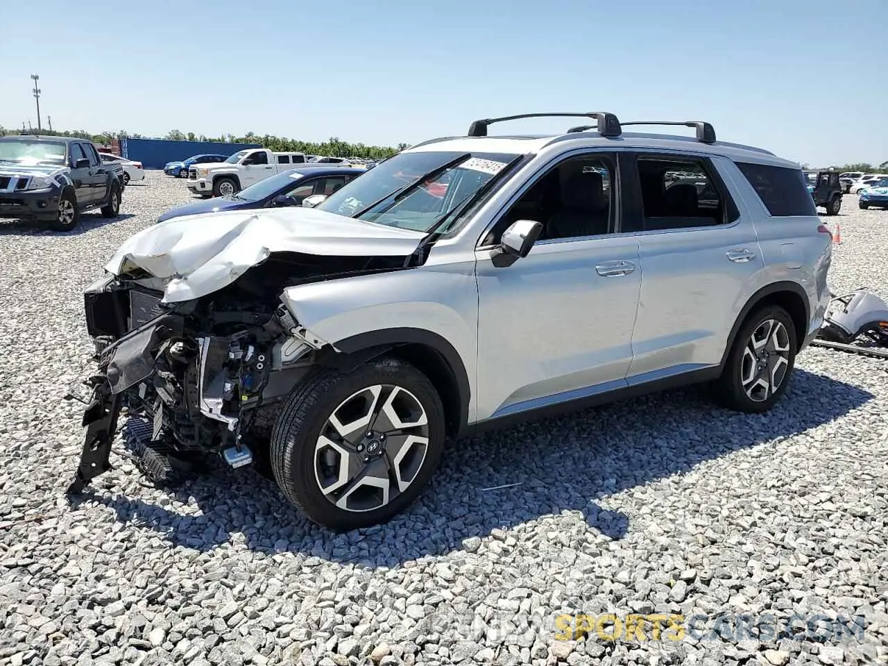 1 Photograph of a damaged car KM8R54GE6RU672373 HYUNDAI PALISADE 2024