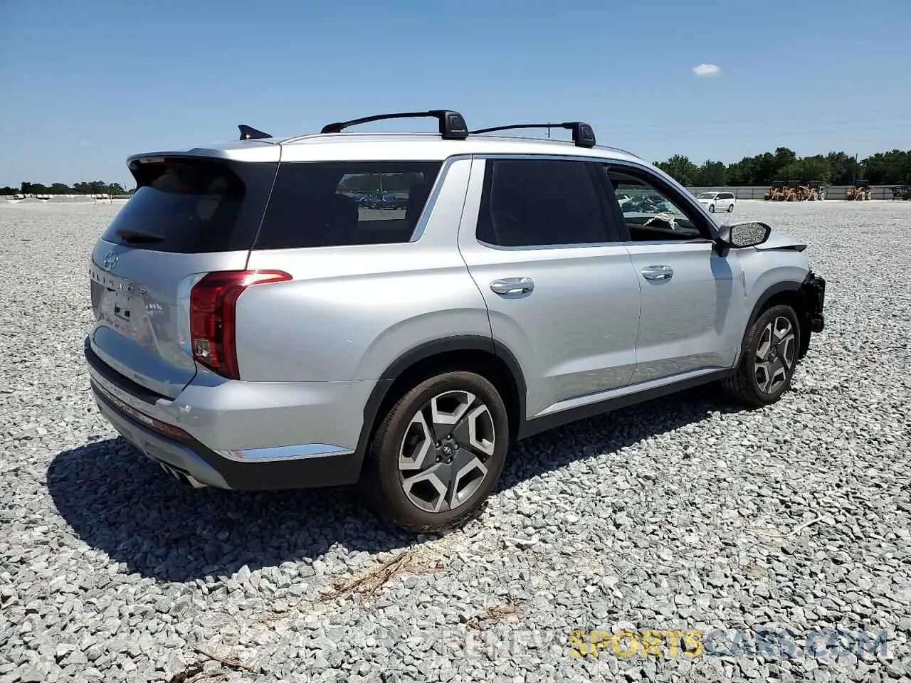 3 Photograph of a damaged car KM8R54GE6RU672373 HYUNDAI PALISADE 2024