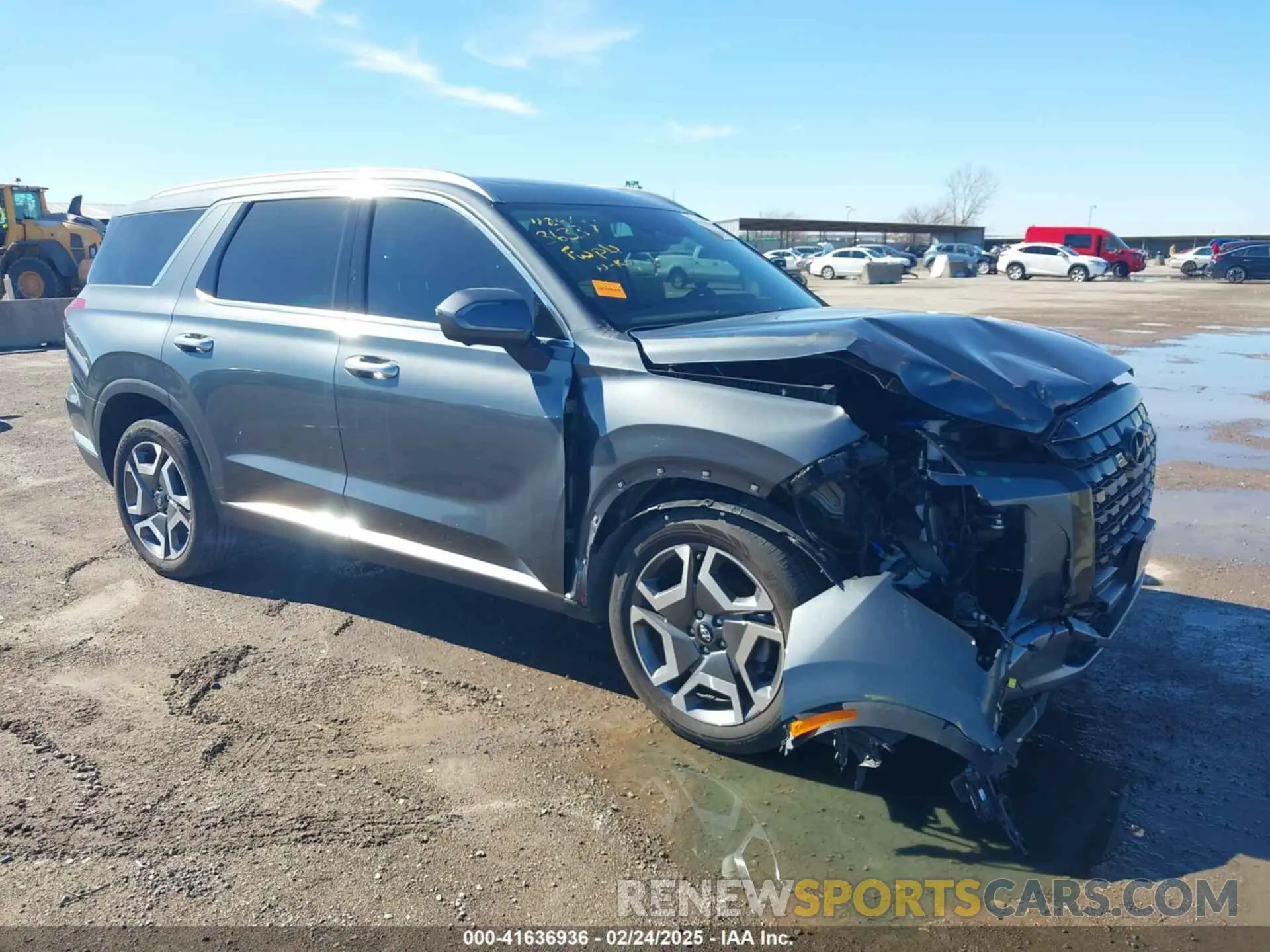 1 Photograph of a damaged car KM8R54GE6RU762168 HYUNDAI PALISADE 2024