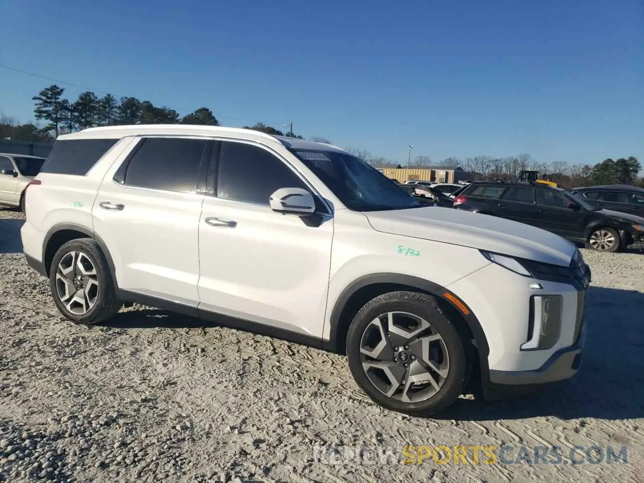 4 Photograph of a damaged car KM8R54GE9RU726412 HYUNDAI PALISADE 2024