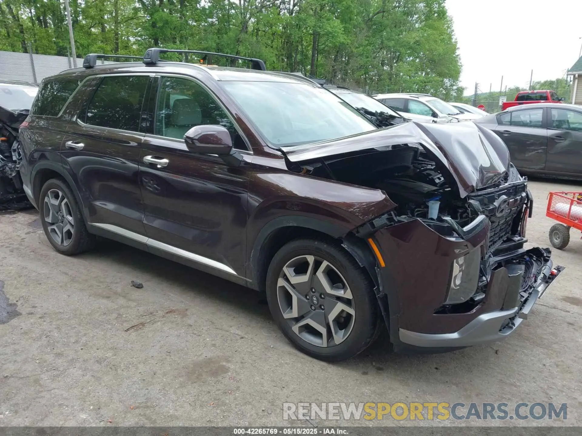 1 Photograph of a damaged car KM8R5DGE0RU688648 HYUNDAI PALISADE 2024