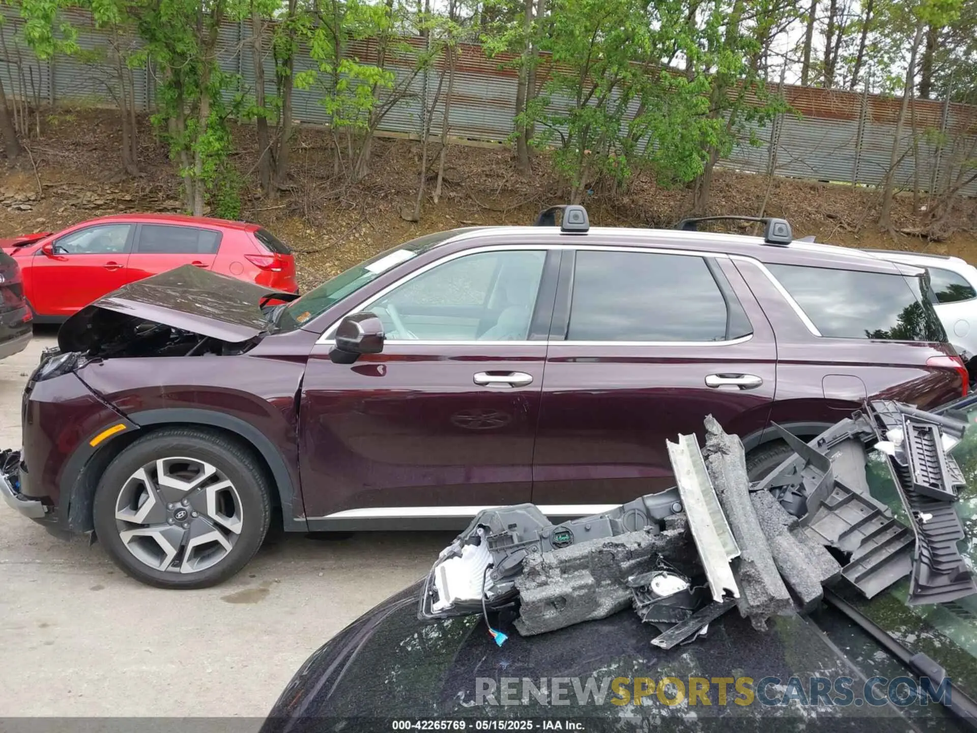14 Photograph of a damaged car KM8R5DGE0RU688648 HYUNDAI PALISADE 2024