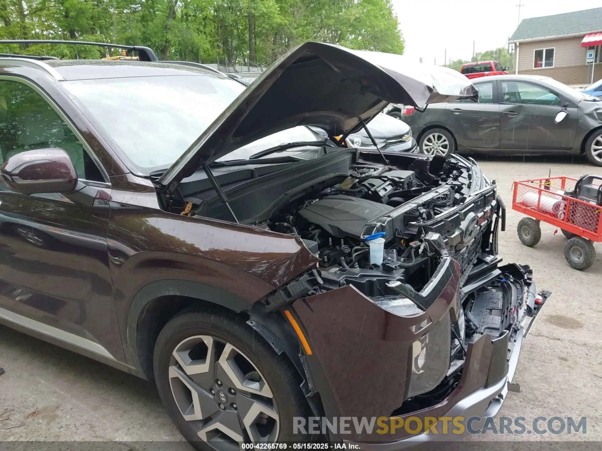 6 Photograph of a damaged car KM8R5DGE0RU688648 HYUNDAI PALISADE 2024