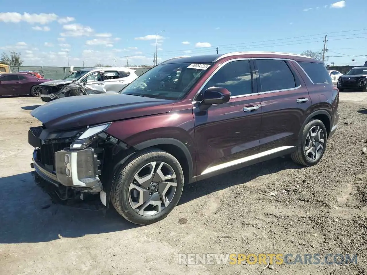 1 Фотография поврежденного автомобиля KM8R5DGE0RU762098 HYUNDAI PALISADE 2024