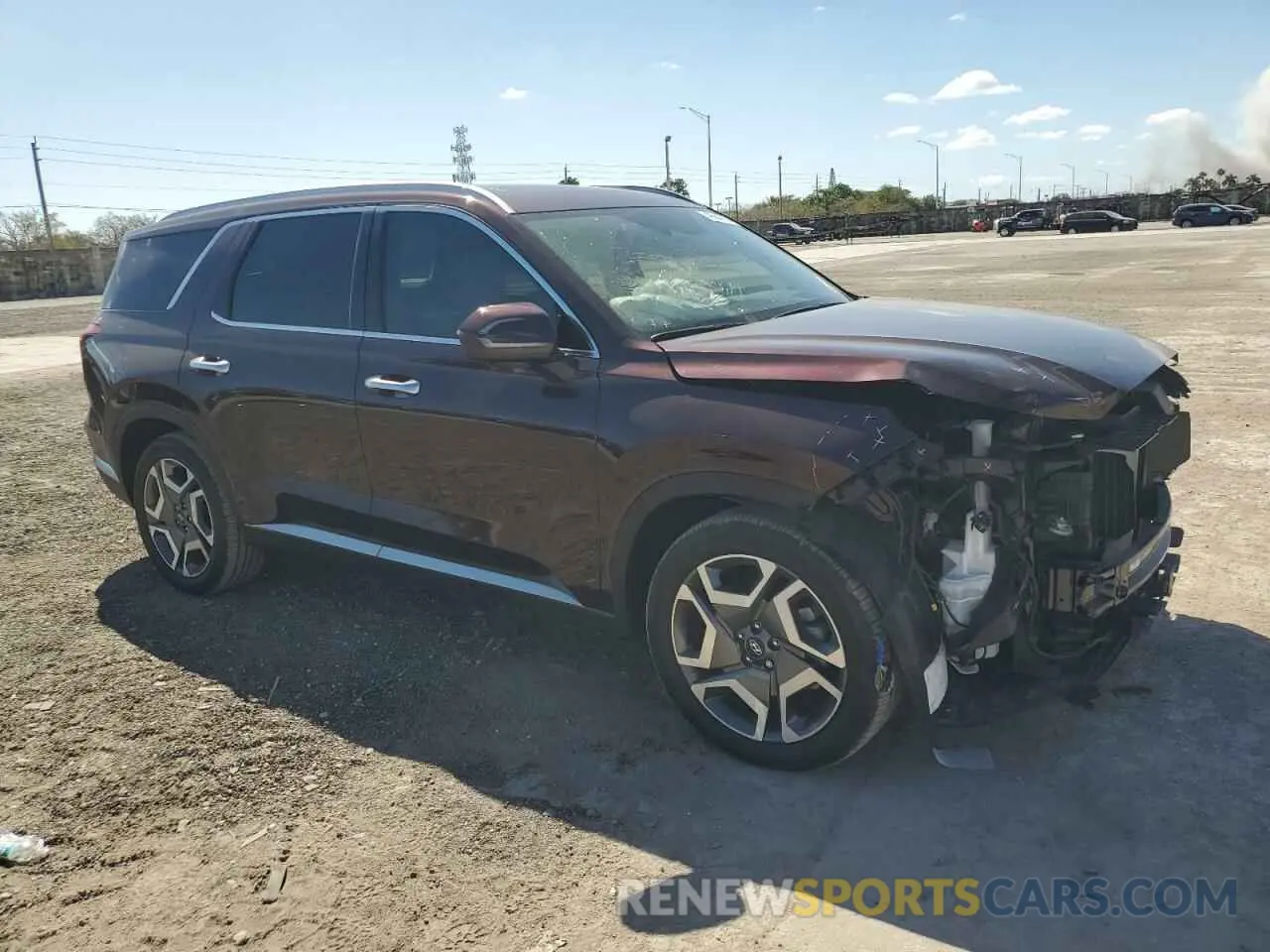 4 Фотография поврежденного автомобиля KM8R5DGE0RU762098 HYUNDAI PALISADE 2024
