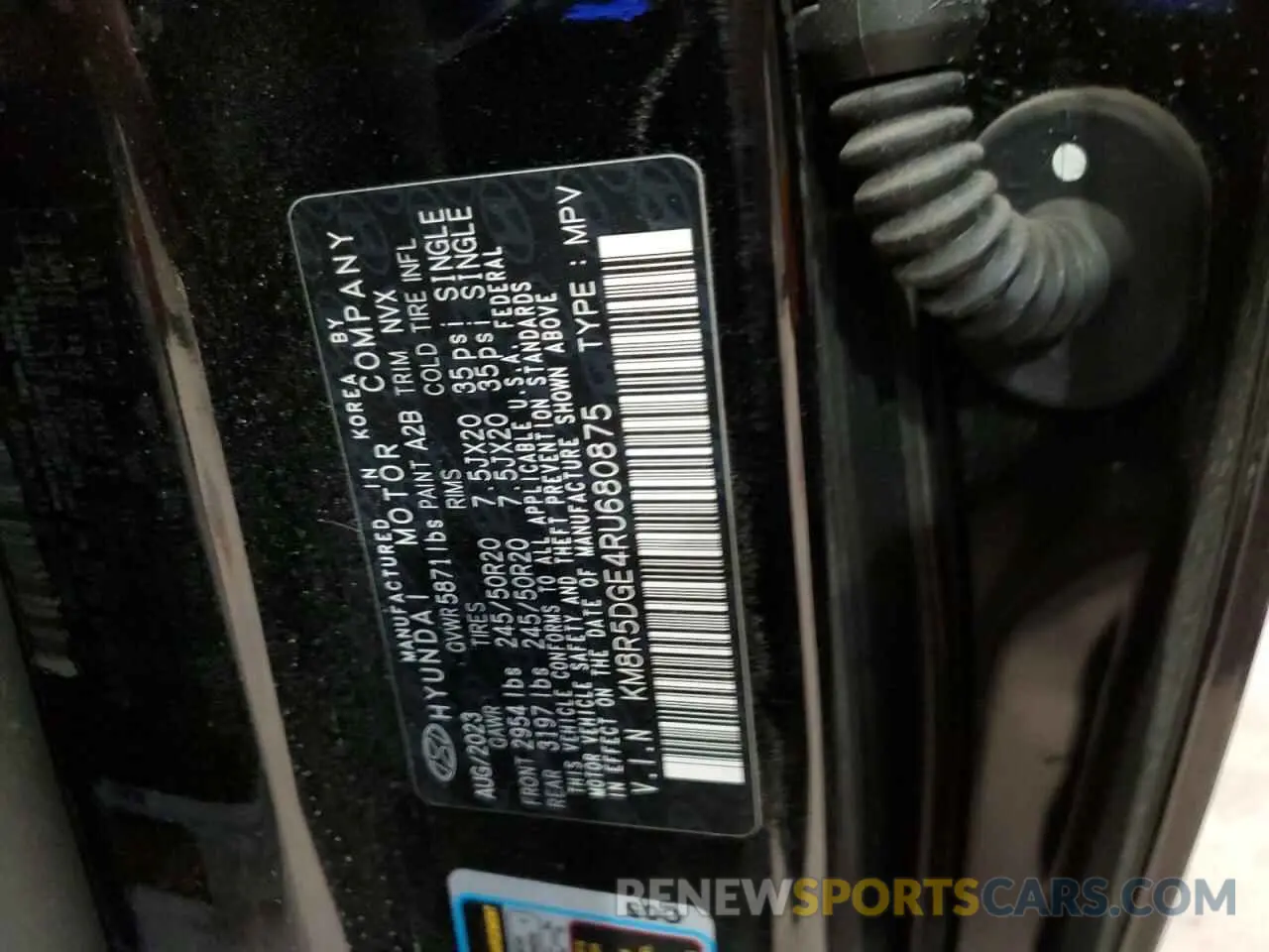 13 Photograph of a damaged car KM8R5DGE4RU680875 HYUNDAI PALISADE 2024