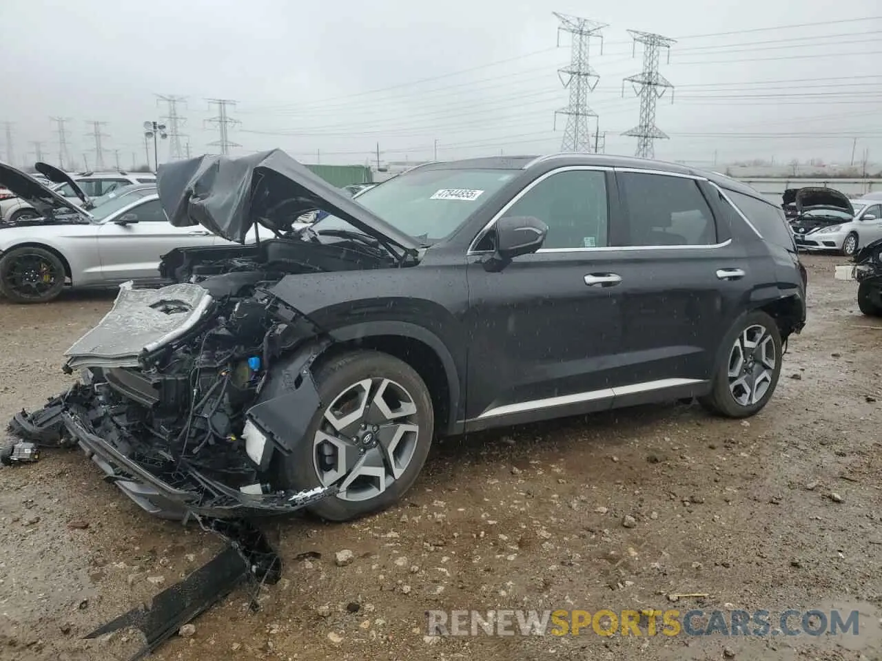 1 Фотография поврежденного автомобиля KM8R5DGE4RU729752 HYUNDAI PALISADE 2024