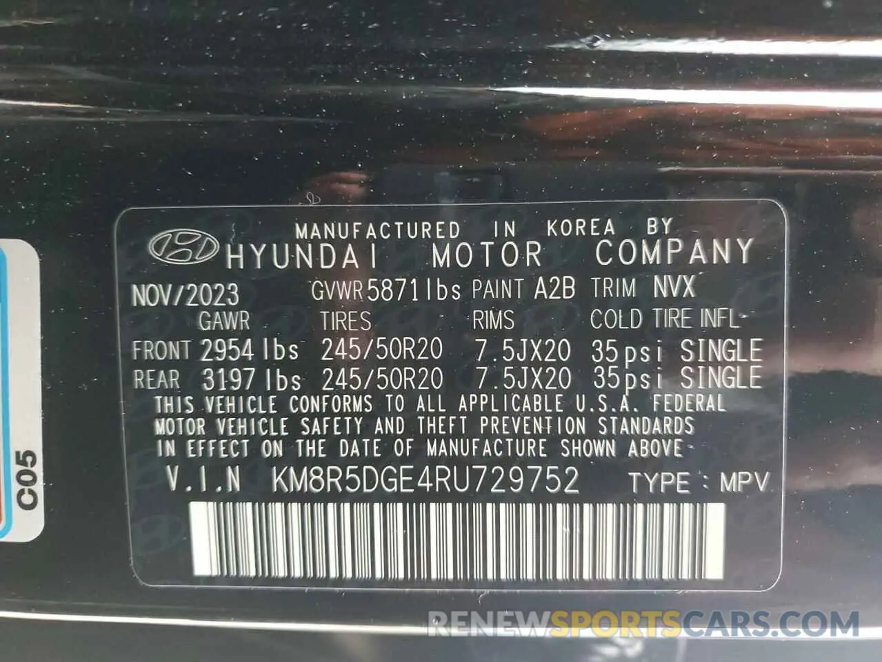 13 Фотография поврежденного автомобиля KM8R5DGE4RU729752 HYUNDAI PALISADE 2024