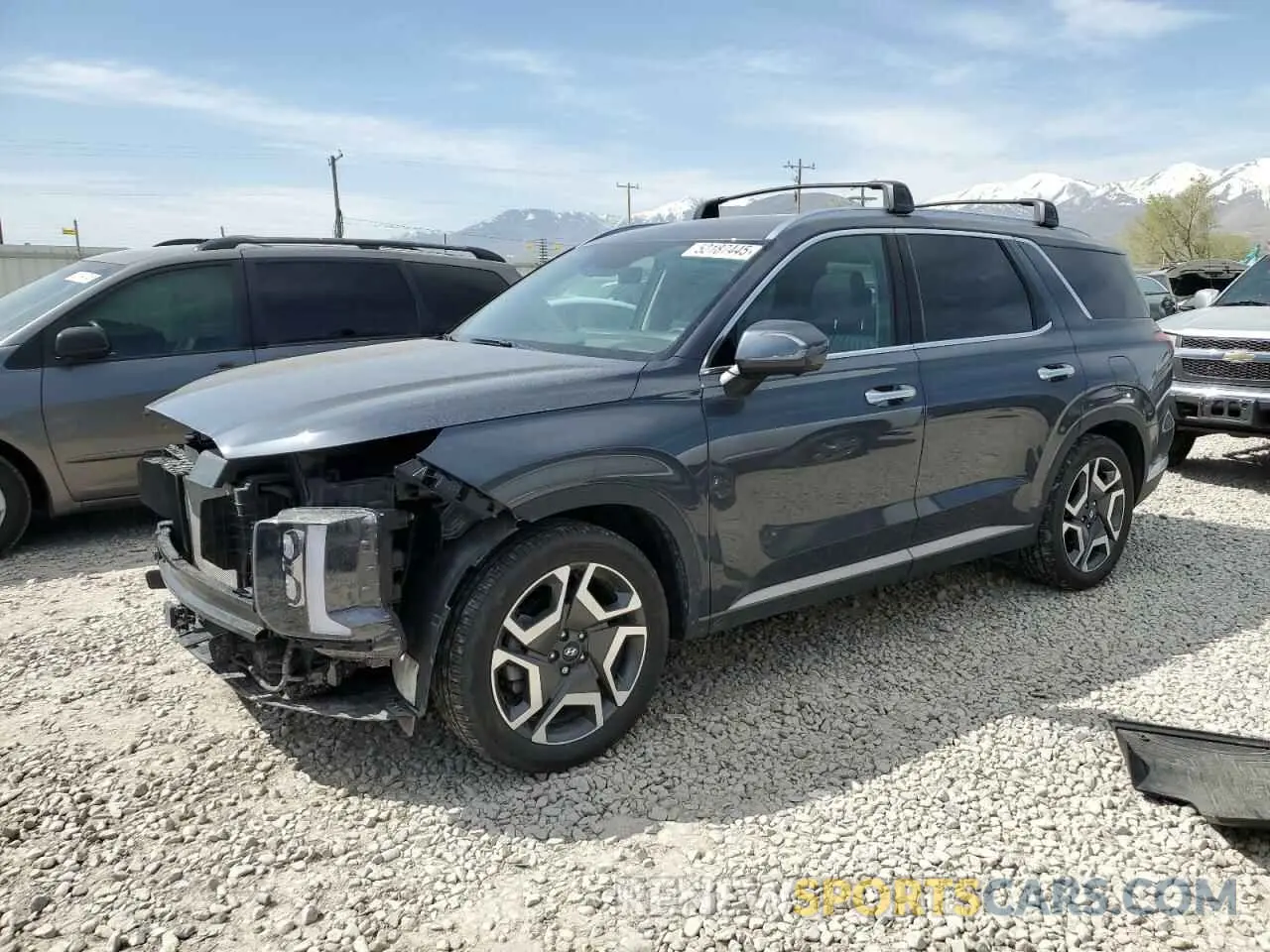 1 Photograph of a damaged car KM8R5DGE6RU665228 HYUNDAI PALISADE 2024