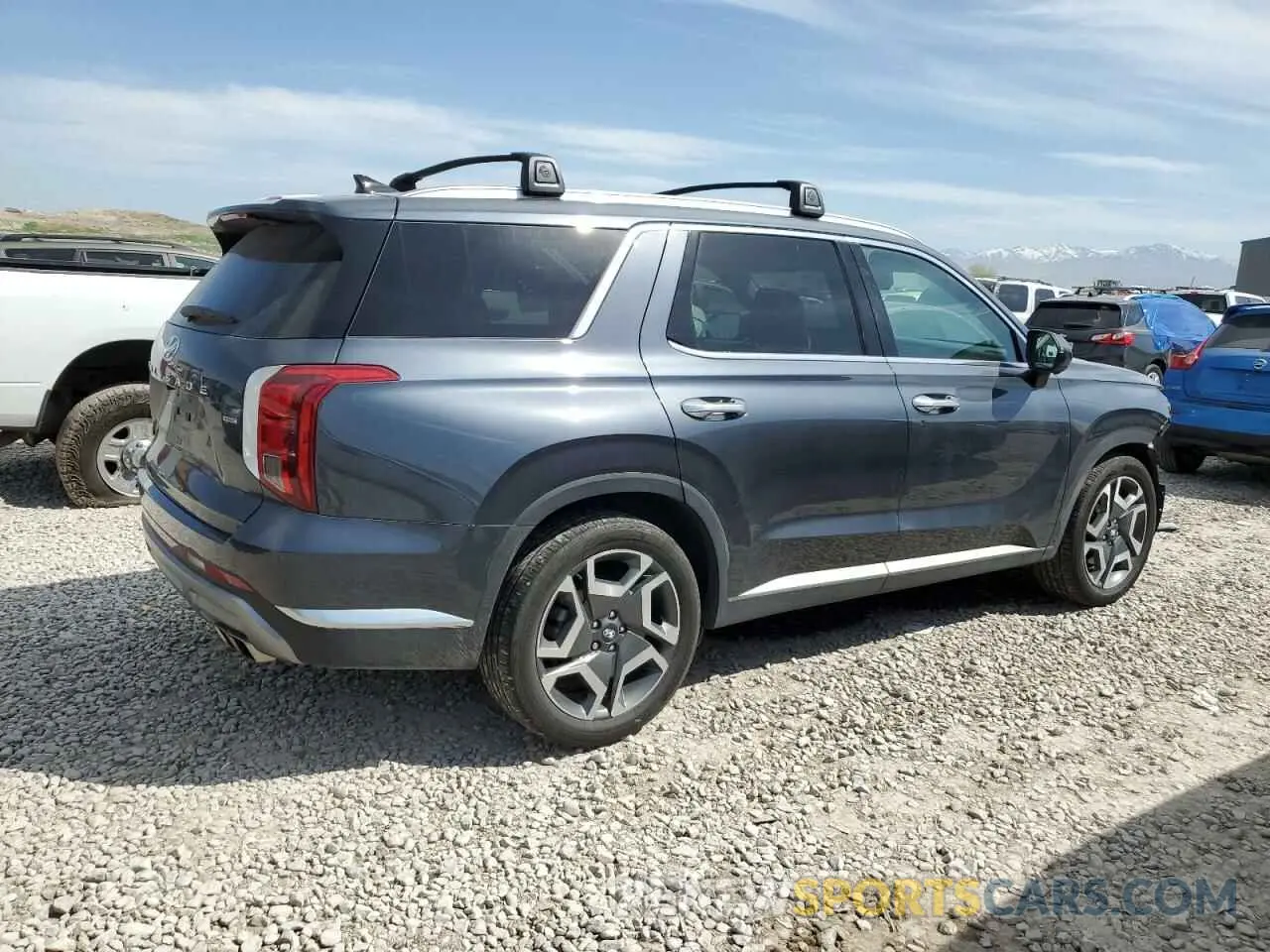 3 Photograph of a damaged car KM8R5DGE6RU665228 HYUNDAI PALISADE 2024