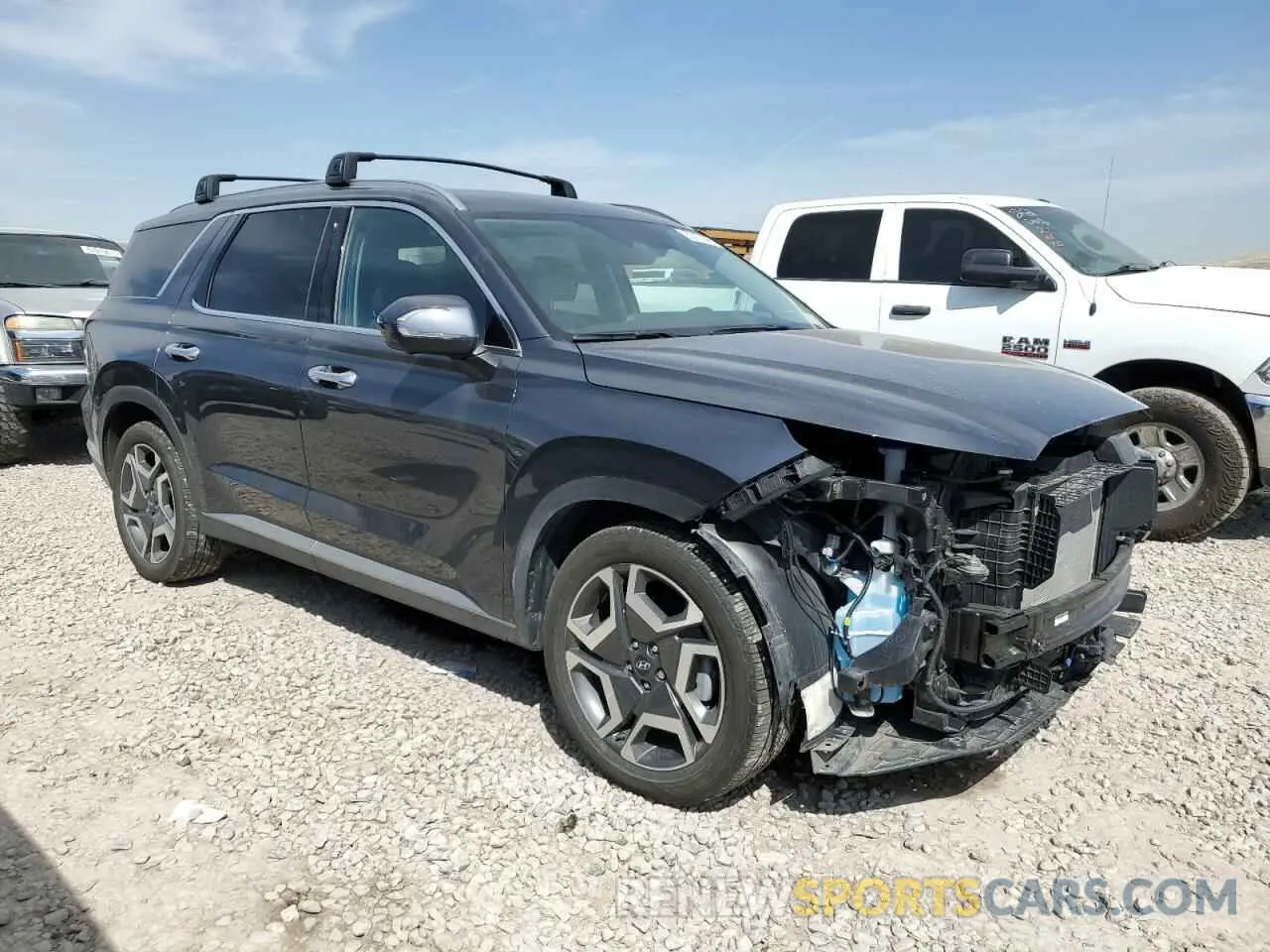 4 Photograph of a damaged car KM8R5DGE6RU665228 HYUNDAI PALISADE 2024