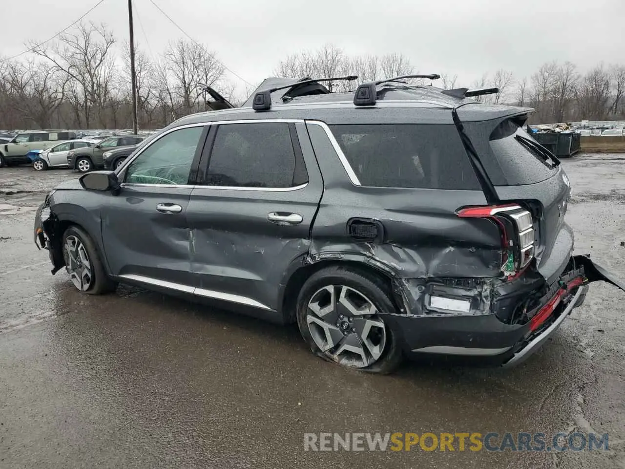 2 Photograph of a damaged car KM8R5DGE8RU700724 HYUNDAI PALISADE 2024