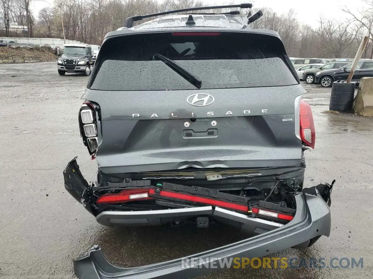 6 Photograph of a damaged car KM8R5DGE8RU700724 HYUNDAI PALISADE 2024