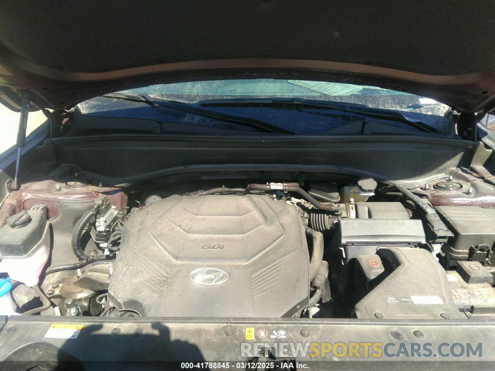 10 Photograph of a damaged car KM8R5DGE8RU720665 HYUNDAI PALISADE 2024