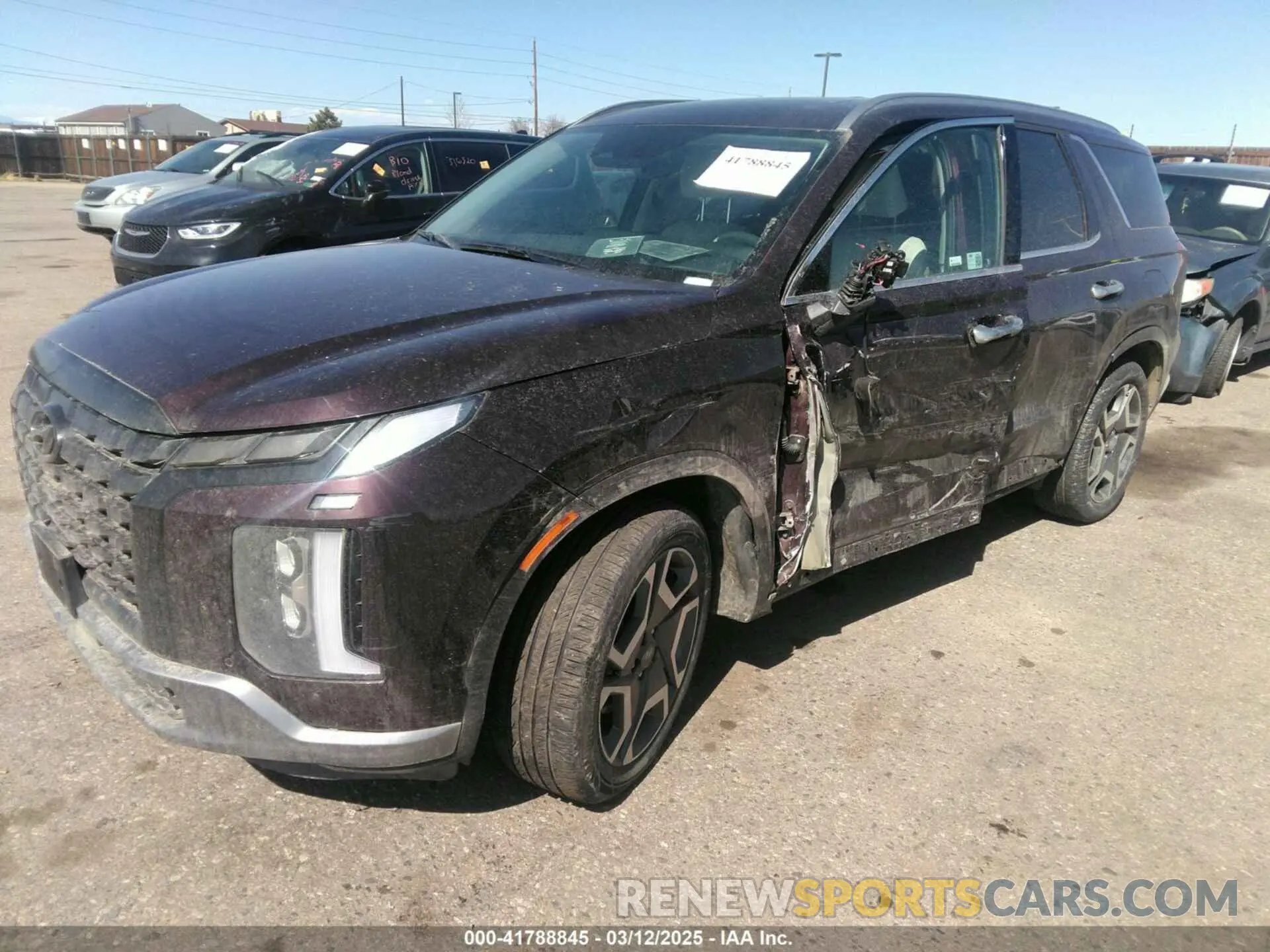 2 Photograph of a damaged car KM8R5DGE8RU720665 HYUNDAI PALISADE 2024