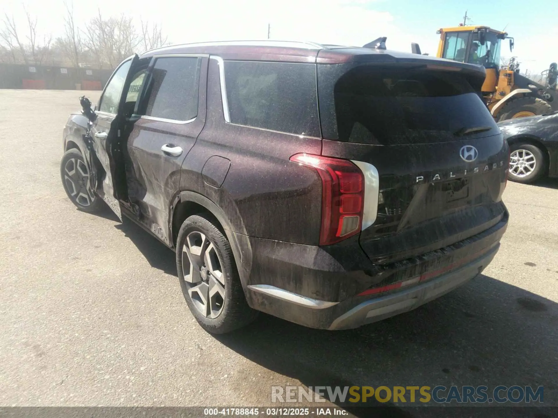 3 Photograph of a damaged car KM8R5DGE8RU720665 HYUNDAI PALISADE 2024
