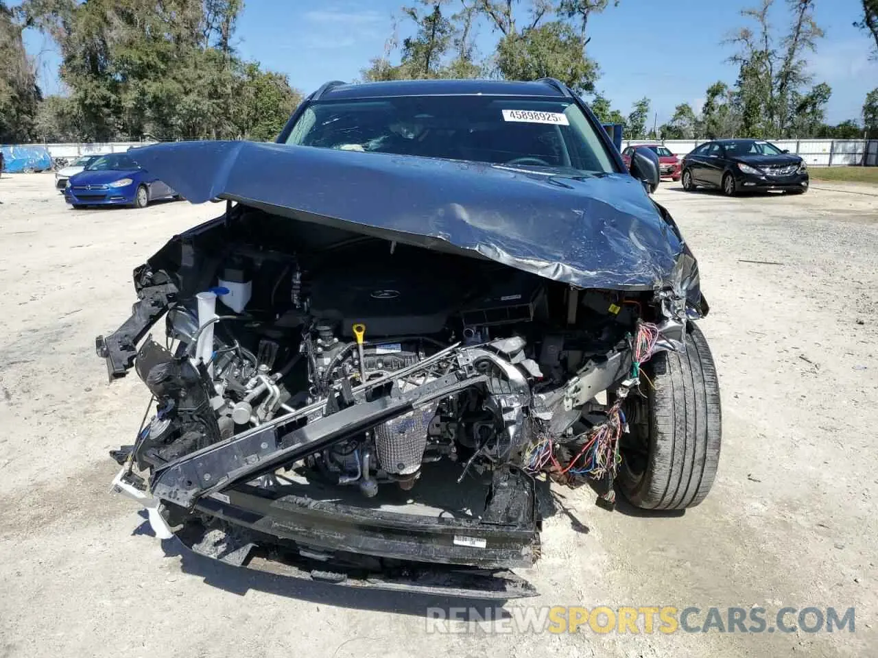 5 Photograph of a damaged car KM8R5DGE8RU793681 HYUNDAI PALISADE 2024