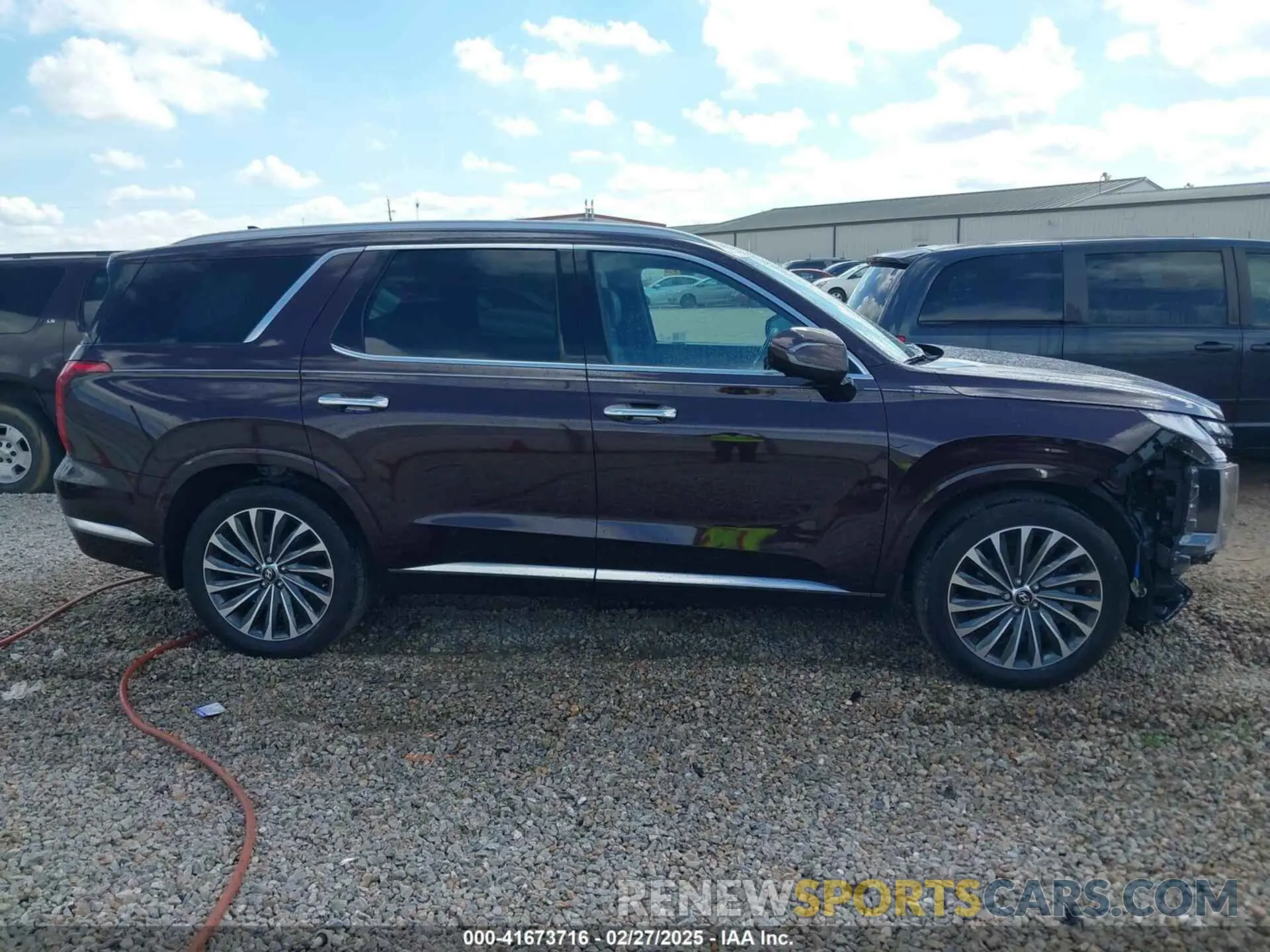 13 Photograph of a damaged car KM8R74GE7RU672196 HYUNDAI PALISADE 2024