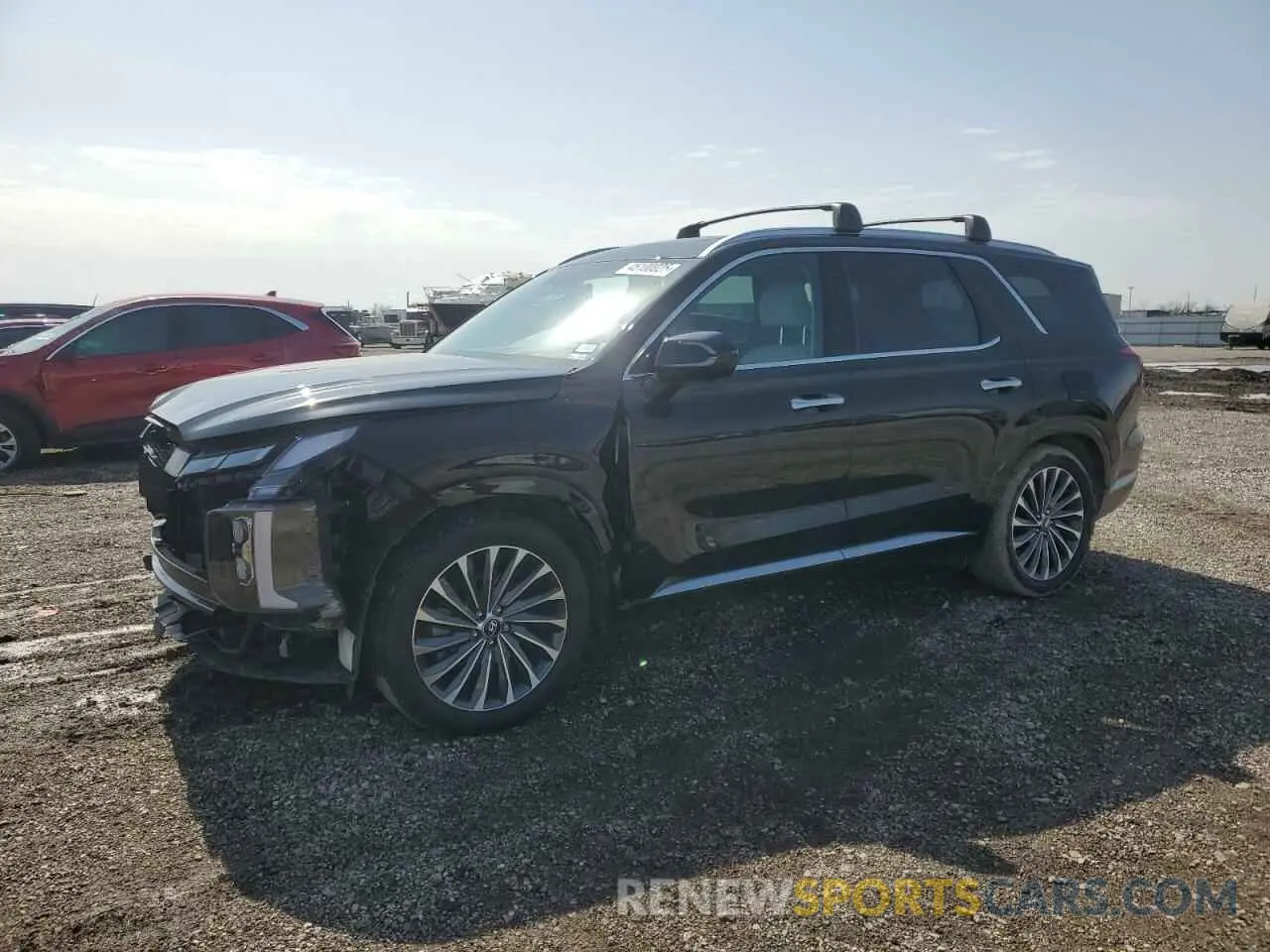 1 Photograph of a damaged car KM8R74GE9RU659515 HYUNDAI PALISADE 2024