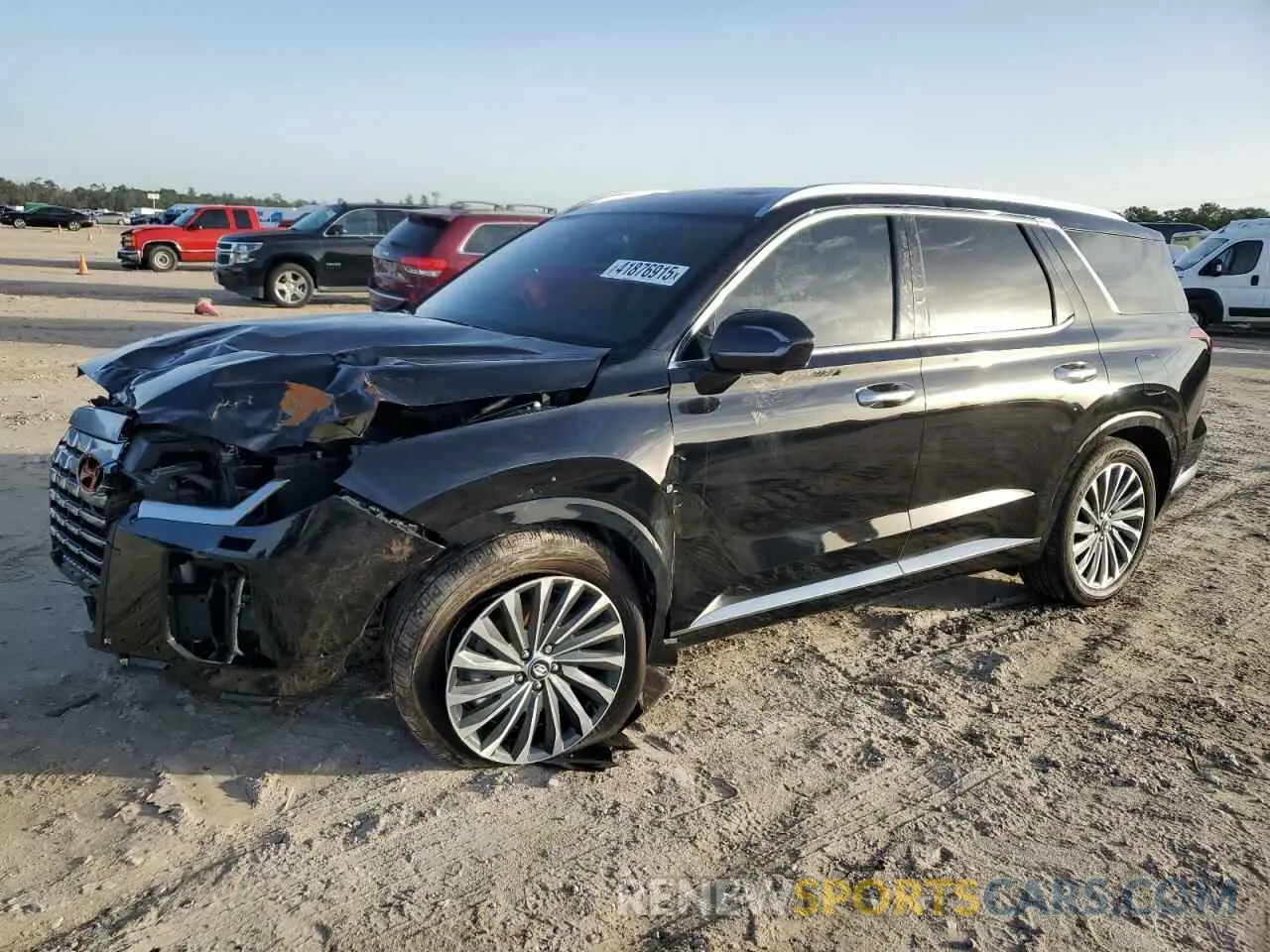 1 Photograph of a damaged car KM8R74GEXRU761969 HYUNDAI PALISADE 2024