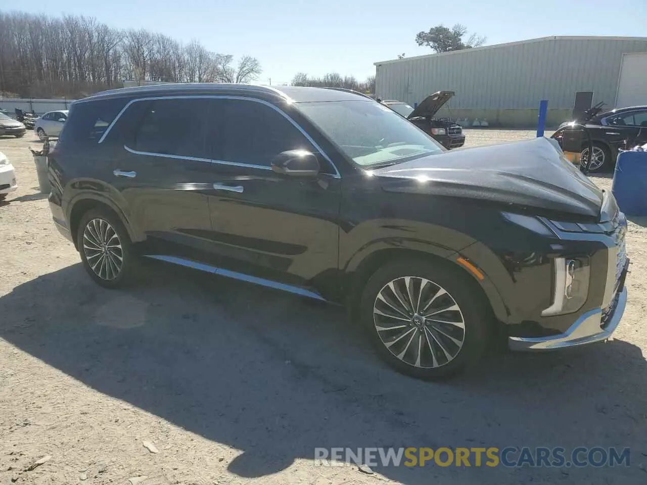 4 Фотография поврежденного автомобиля KM8R7DGE0RU647401 HYUNDAI PALISADE 2024