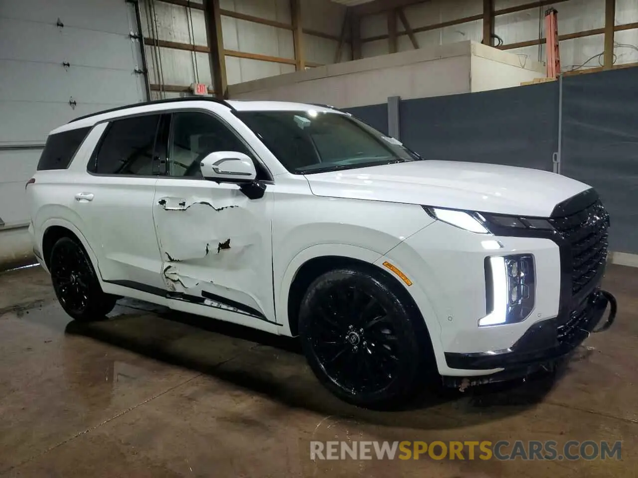 4 Фотография поврежденного автомобиля KM8R7DGE0RU709816 HYUNDAI PALISADE 2024