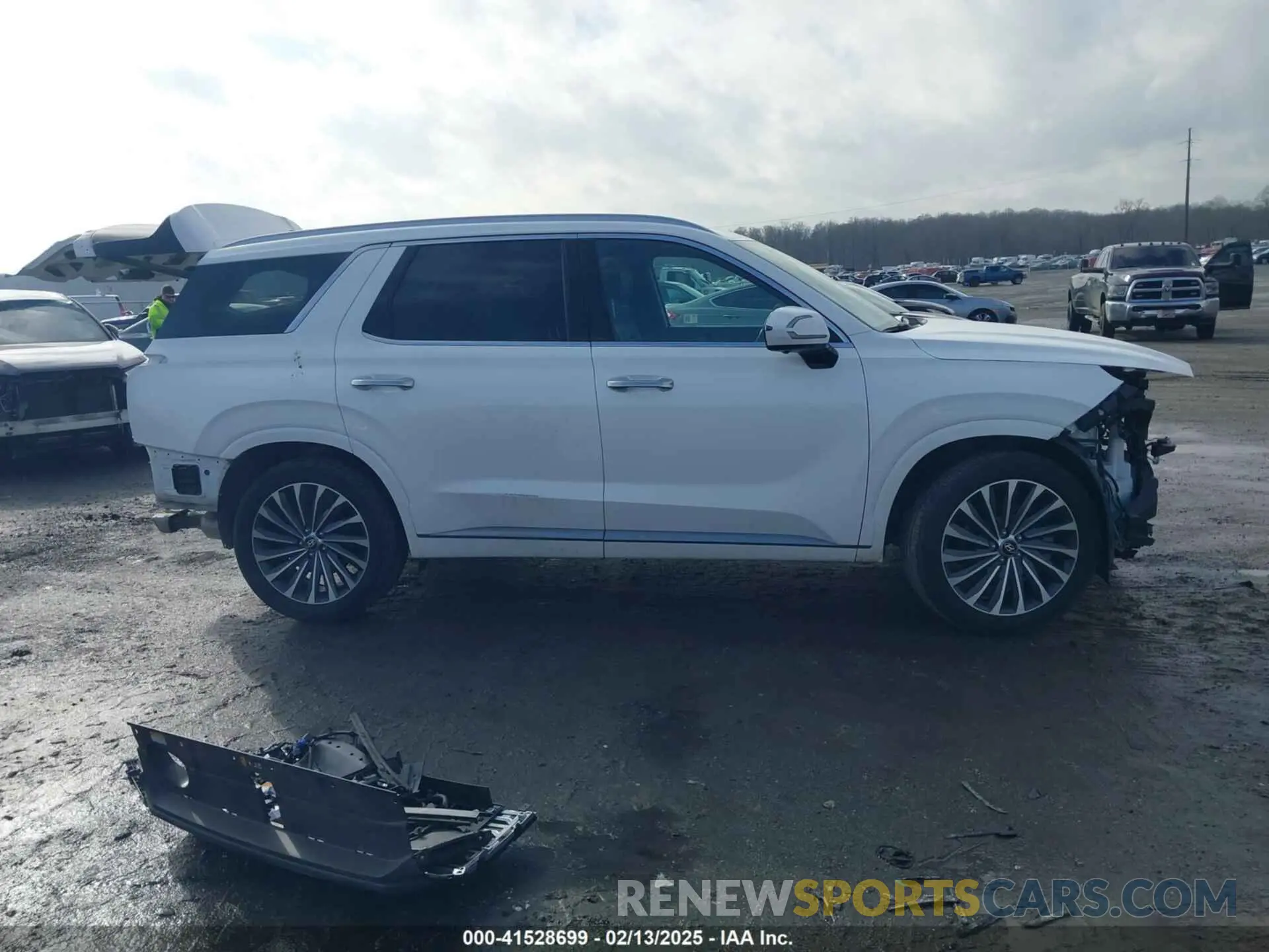 13 Фотография поврежденного автомобиля KM8R7DGE0RU716152 HYUNDAI PALISADE 2024