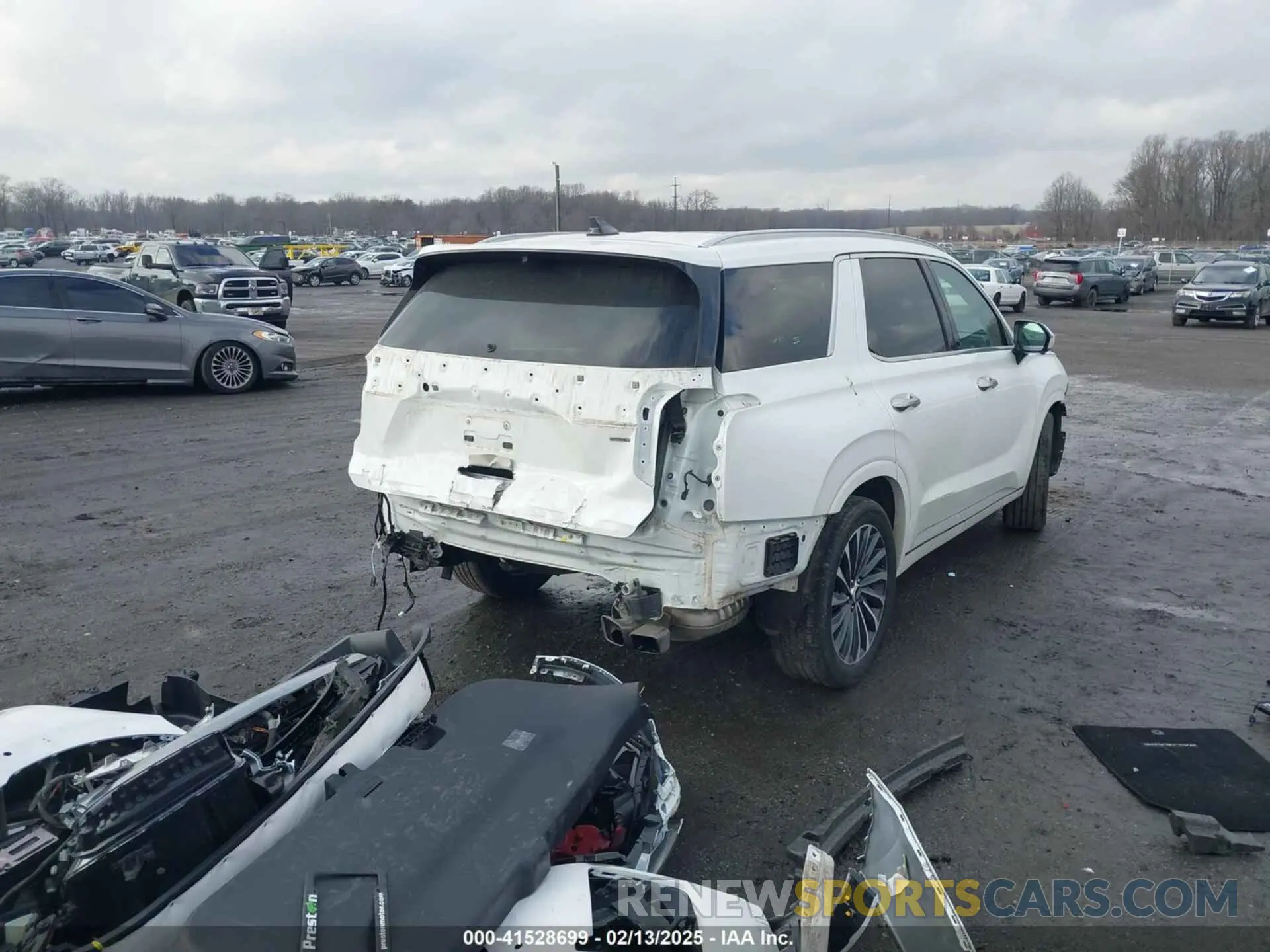 4 Фотография поврежденного автомобиля KM8R7DGE0RU716152 HYUNDAI PALISADE 2024