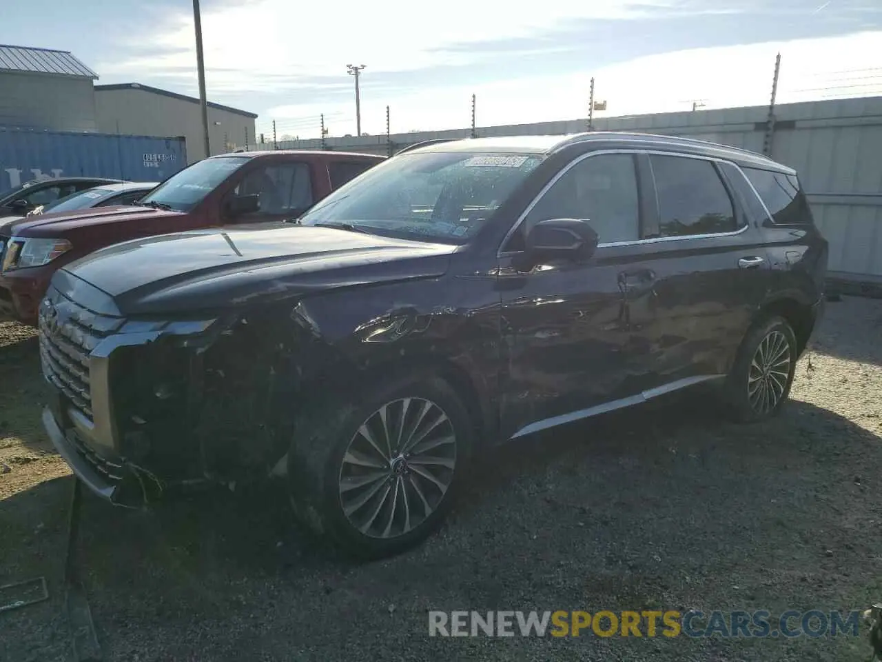 1 Фотография поврежденного автомобиля KM8R7DGE1RU701689 HYUNDAI PALISADE 2024