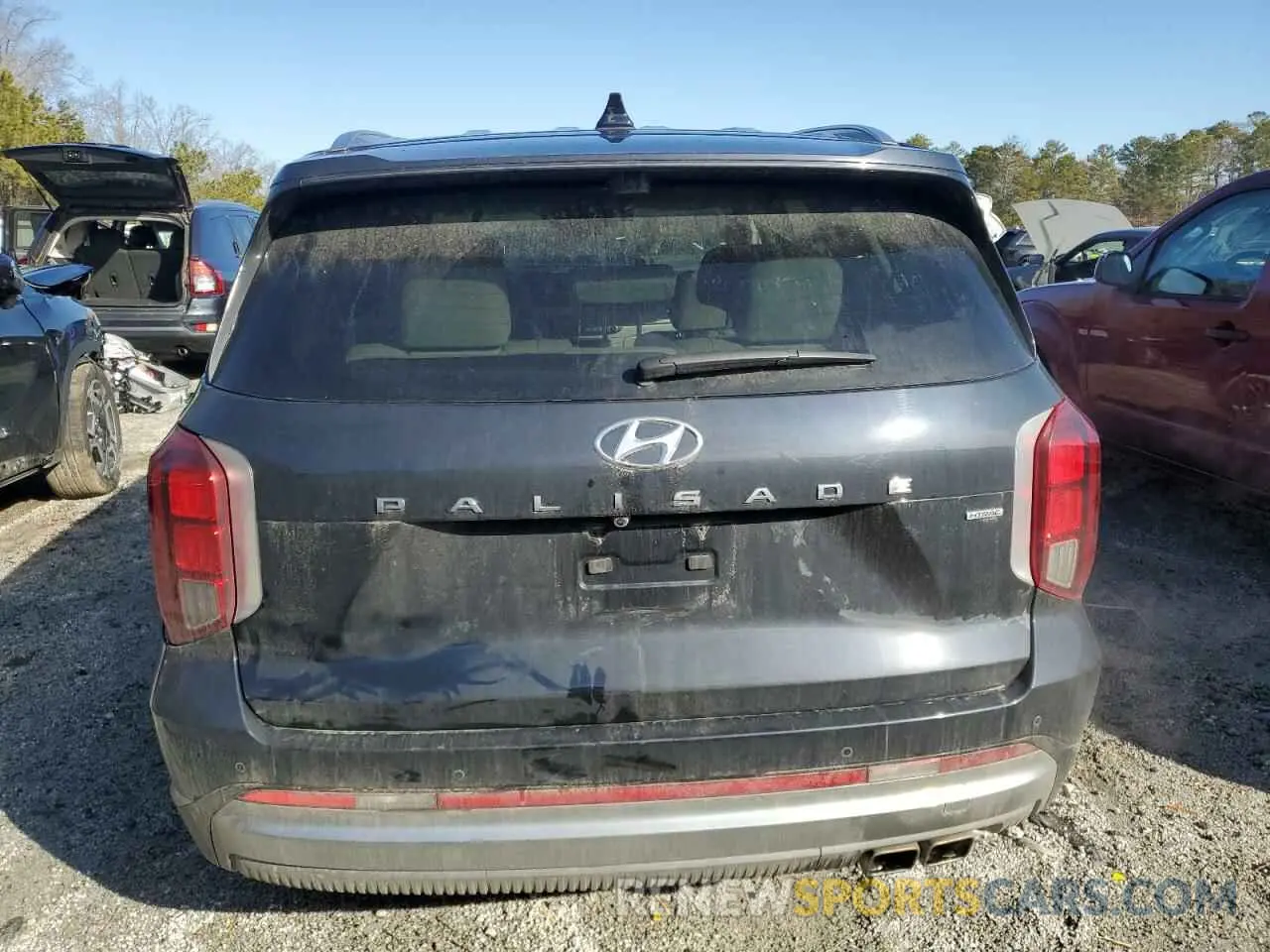 6 Фотография поврежденного автомобиля KM8R7DGE1RU701689 HYUNDAI PALISADE 2024
