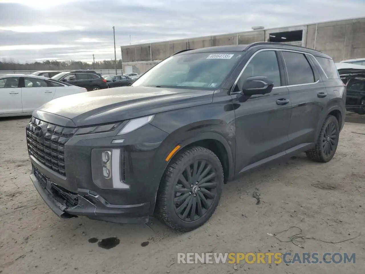 1 Photograph of a damaged car KM8R7DGE1RU736085 HYUNDAI PALISADE 2024