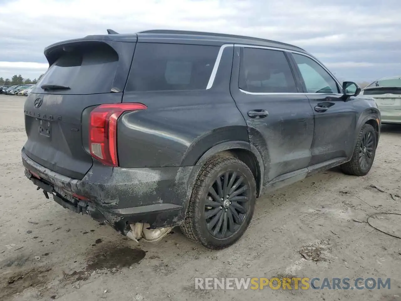 3 Photograph of a damaged car KM8R7DGE1RU736085 HYUNDAI PALISADE 2024