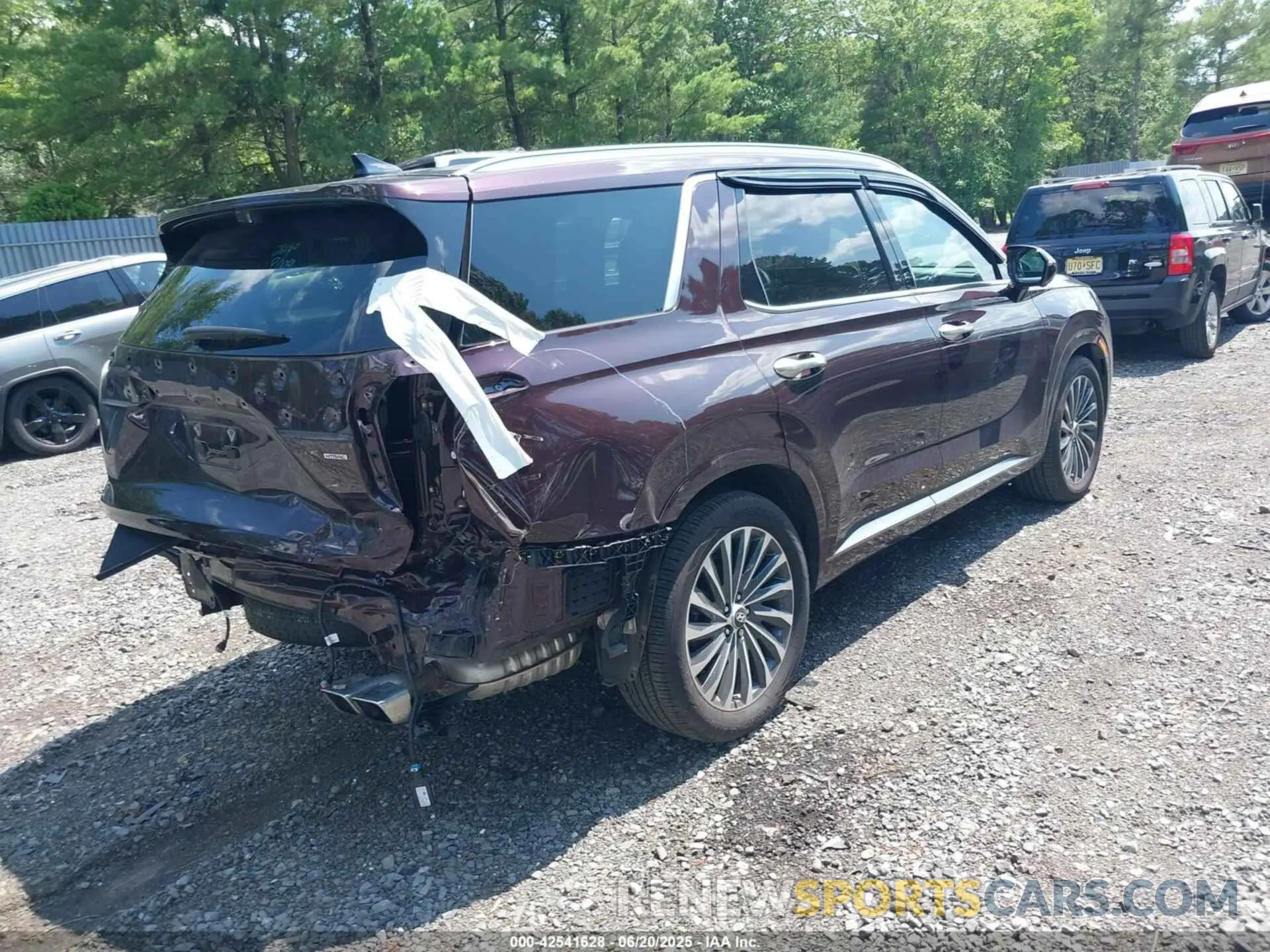 4 Фотография поврежденного автомобиля KM8R7DGE2RU708604 HYUNDAI PALISADE 2024
