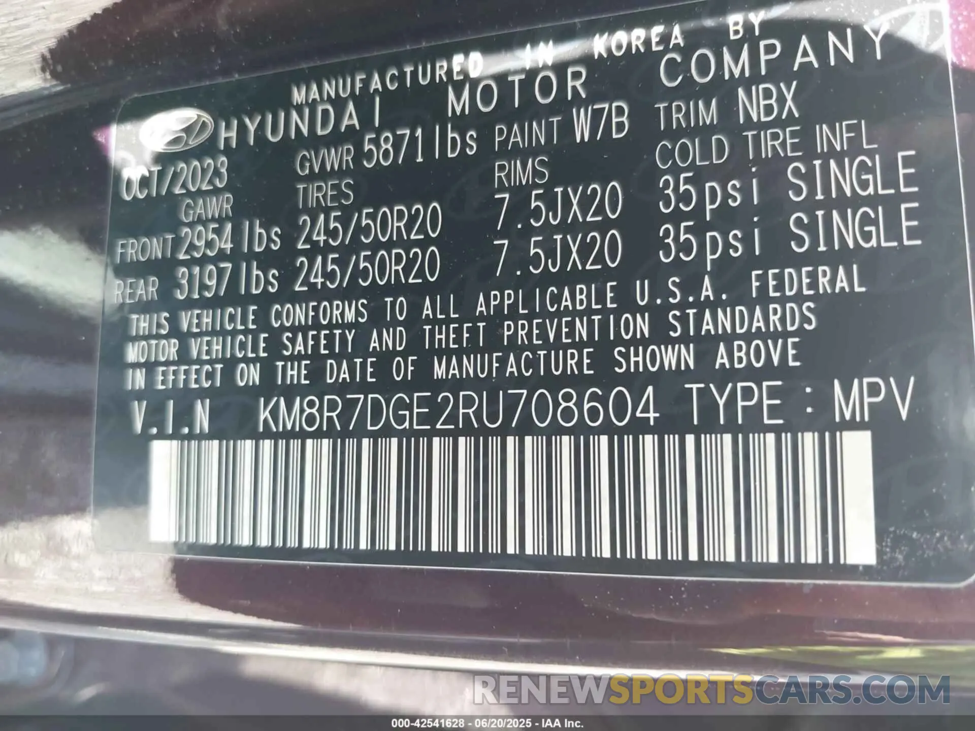 9 Фотография поврежденного автомобиля KM8R7DGE2RU708604 HYUNDAI PALISADE 2024