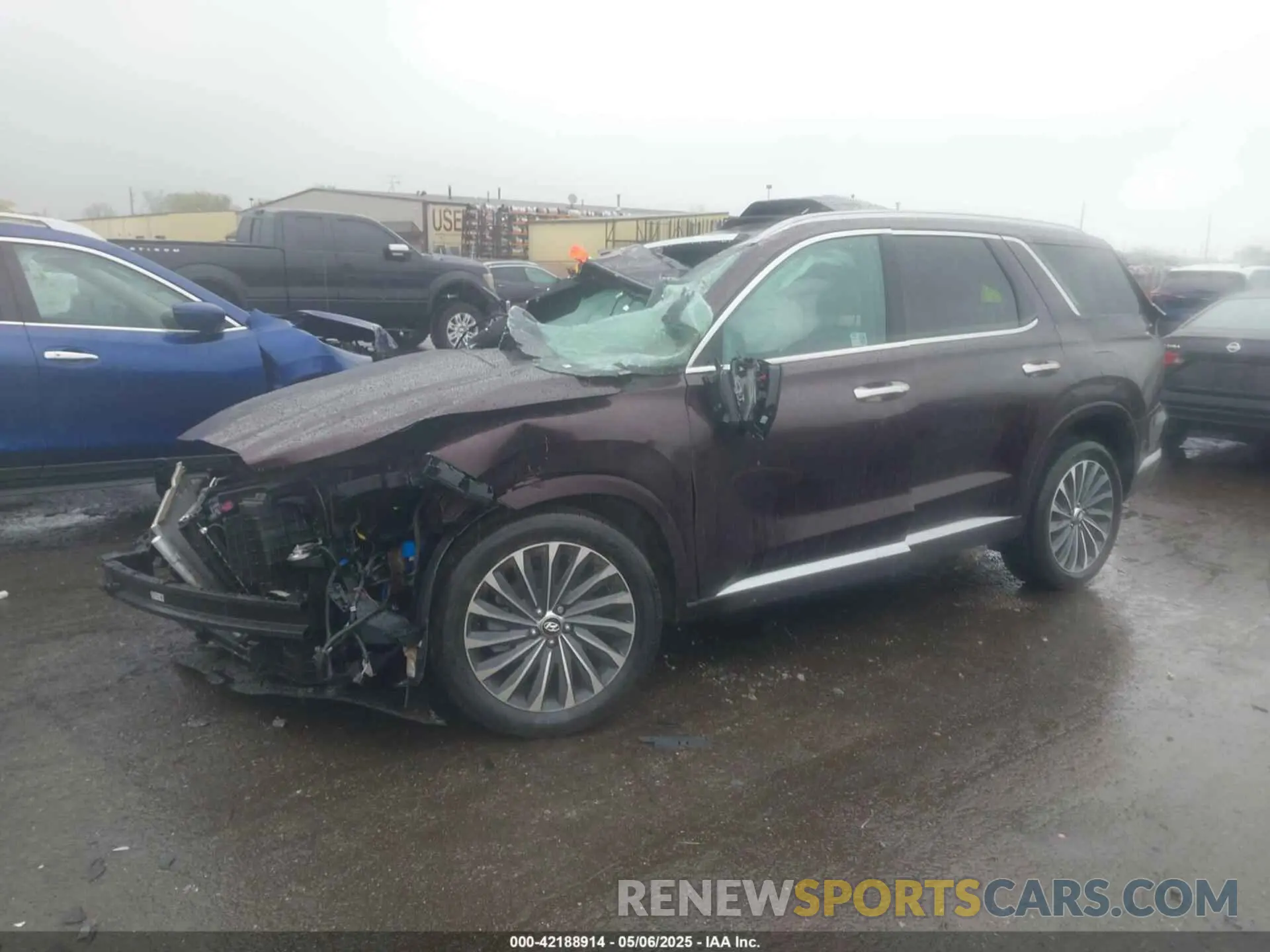 2 Фотография поврежденного автомобиля KM8R7DGE2RU787773 HYUNDAI PALISADE 2024
