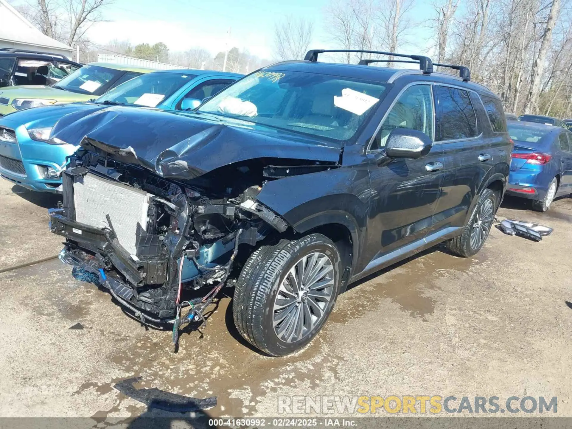 2 Photograph of a damaged car KM8R7DGE3RU656156 HYUNDAI PALISADE 2024