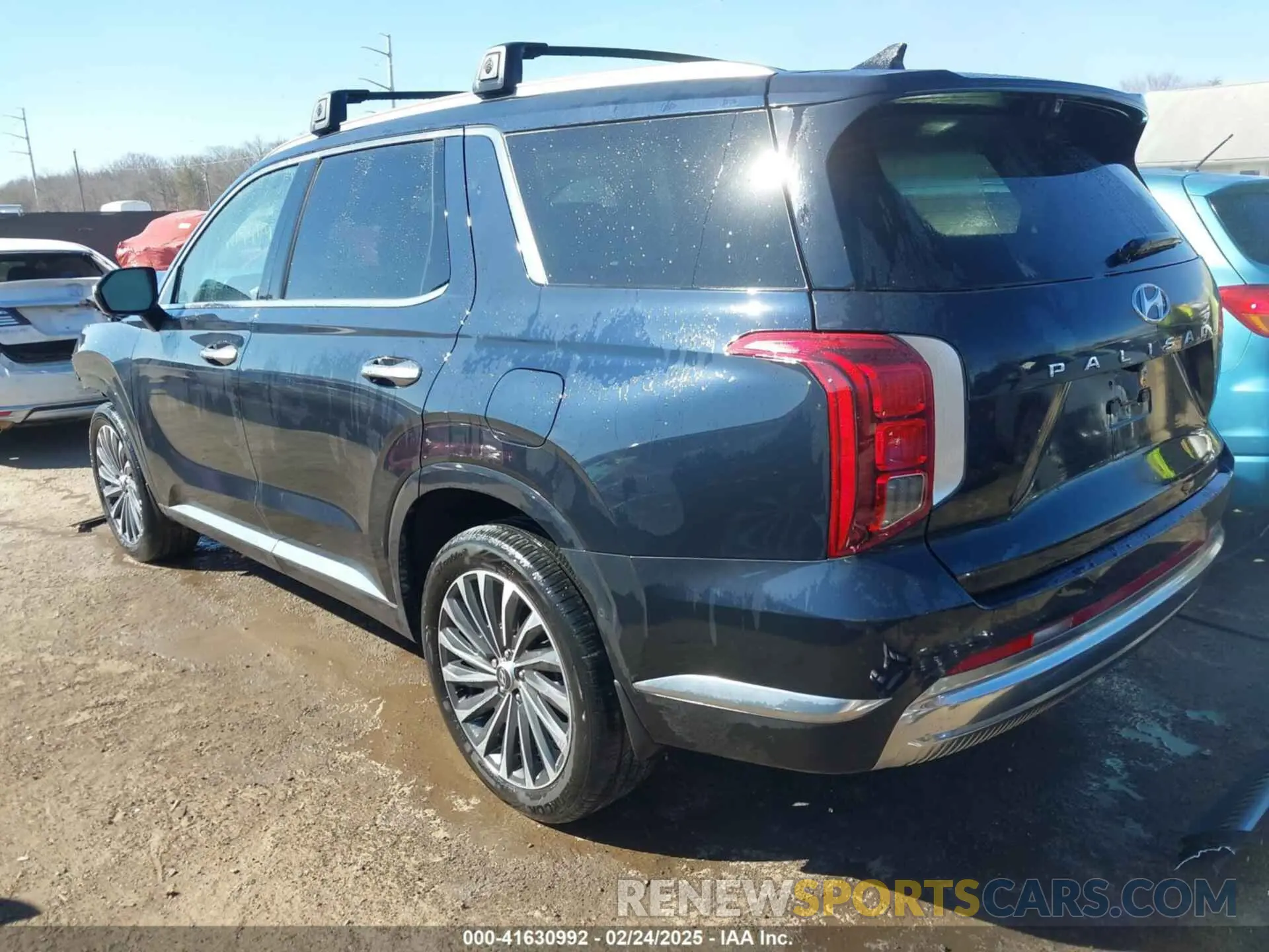 3 Photograph of a damaged car KM8R7DGE3RU656156 HYUNDAI PALISADE 2024