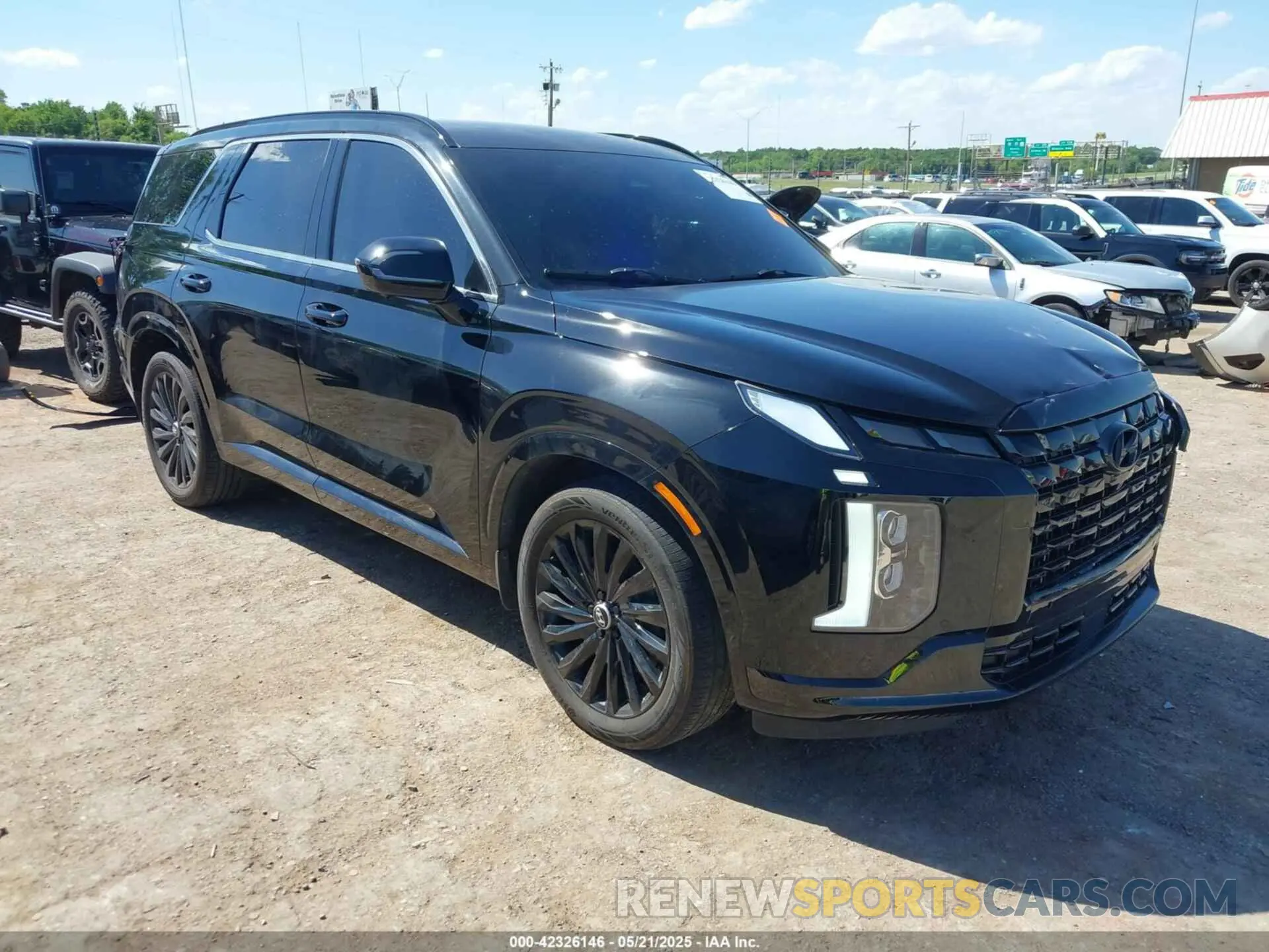 1 Photograph of a damaged car KM8R7DGE3RU693966 HYUNDAI PALISADE 2024