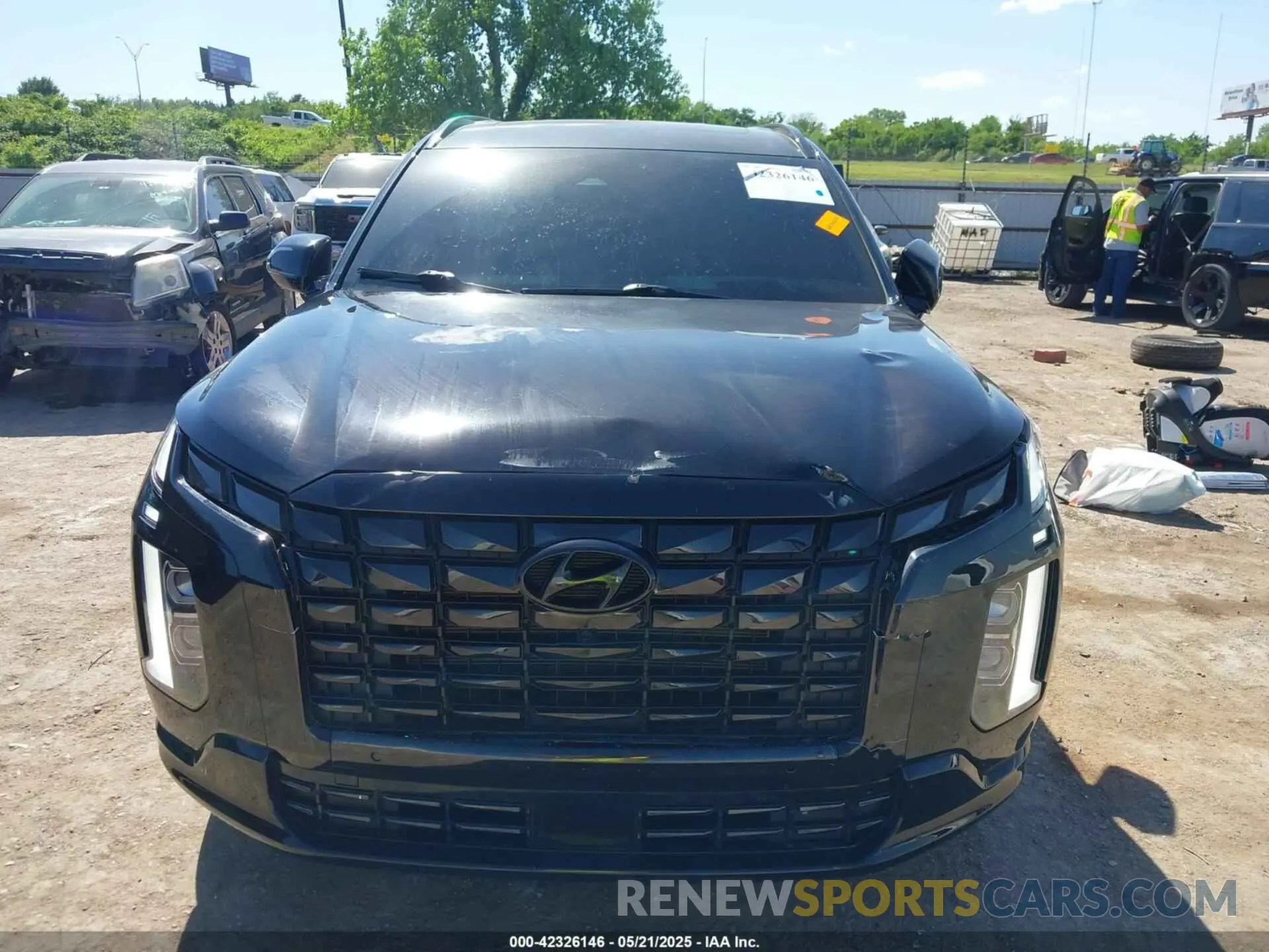 13 Photograph of a damaged car KM8R7DGE3RU693966 HYUNDAI PALISADE 2024