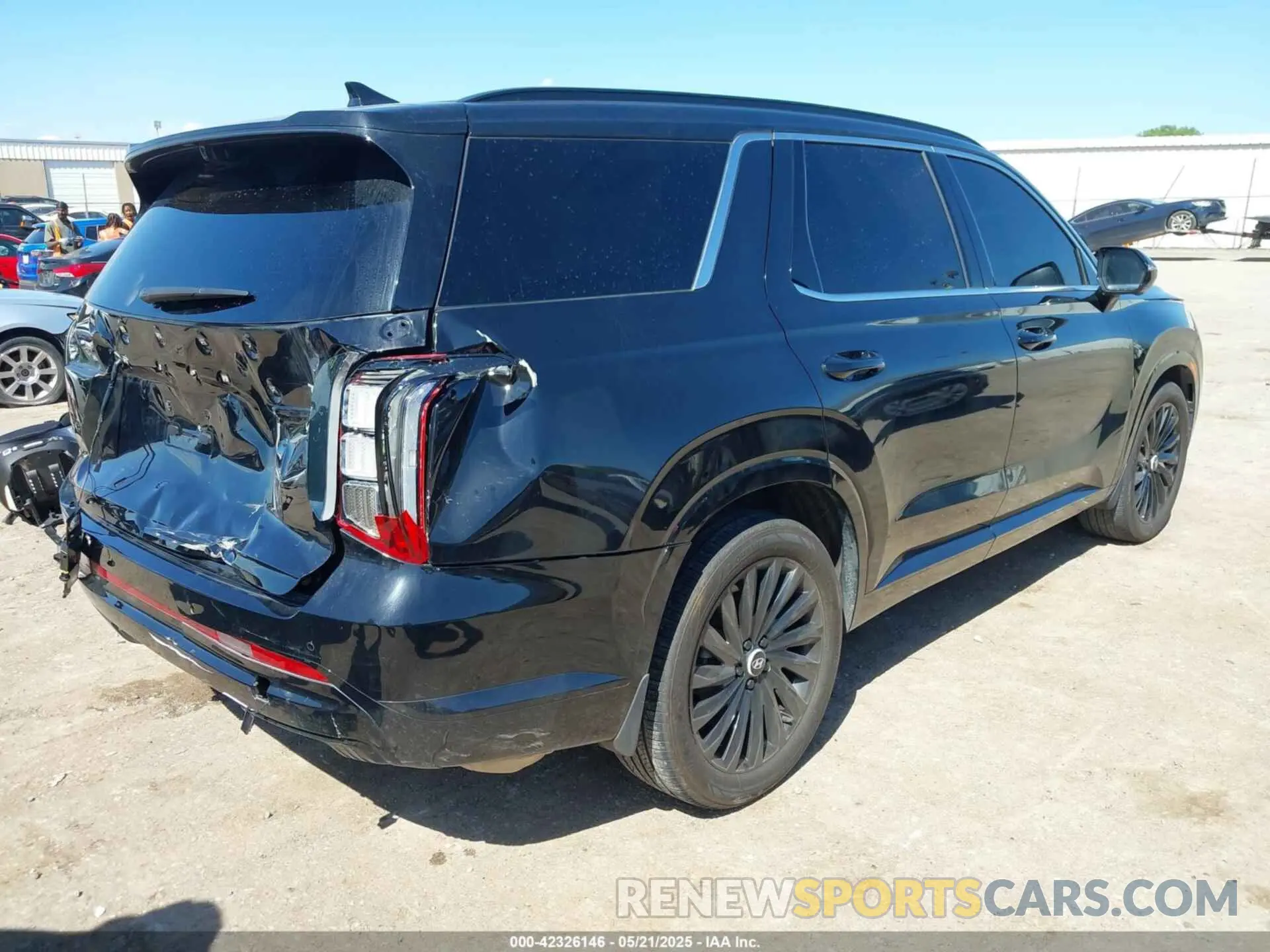 4 Photograph of a damaged car KM8R7DGE3RU693966 HYUNDAI PALISADE 2024