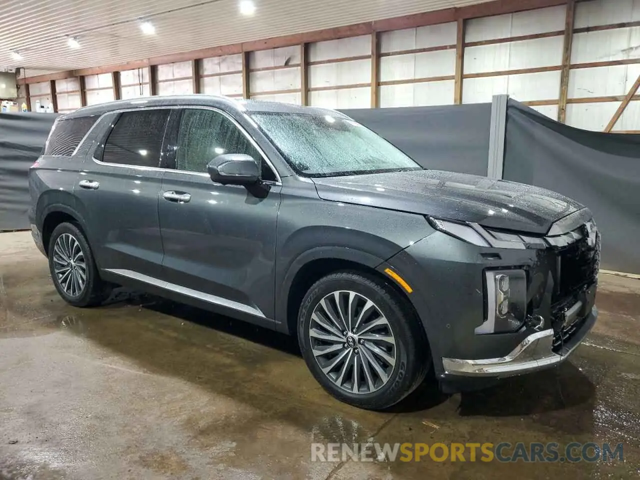 4 Photograph of a damaged car KM8R7DGE3RU720132 HYUNDAI PALISADE 2024