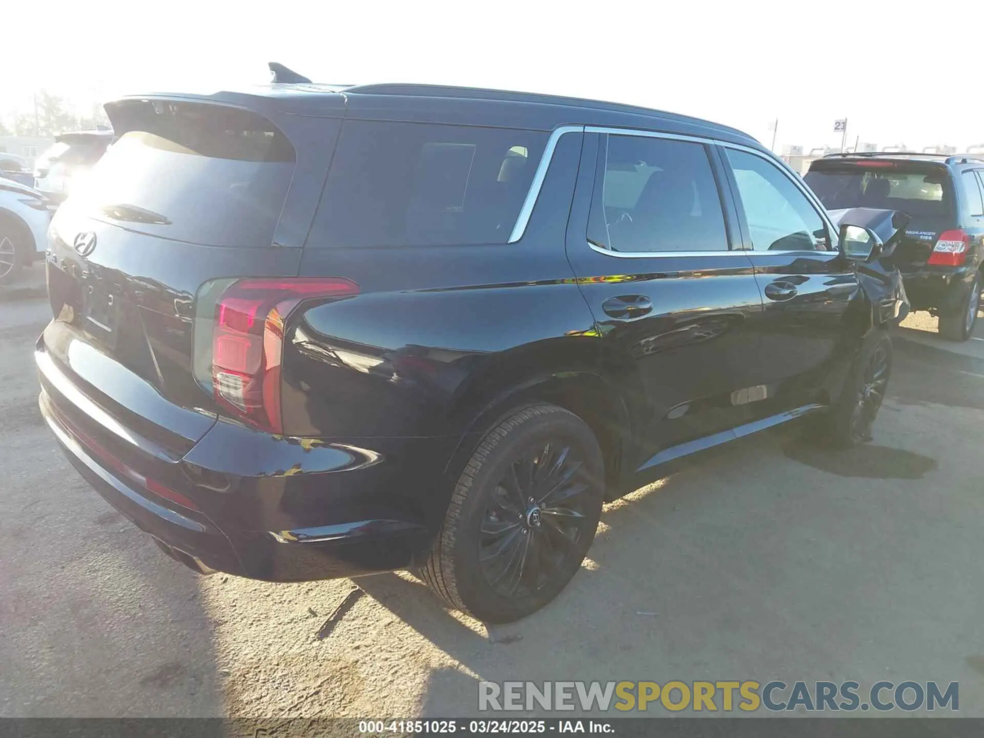 4 Фотография поврежденного автомобиля KM8R7DGE3RU806606 HYUNDAI PALISADE 2024