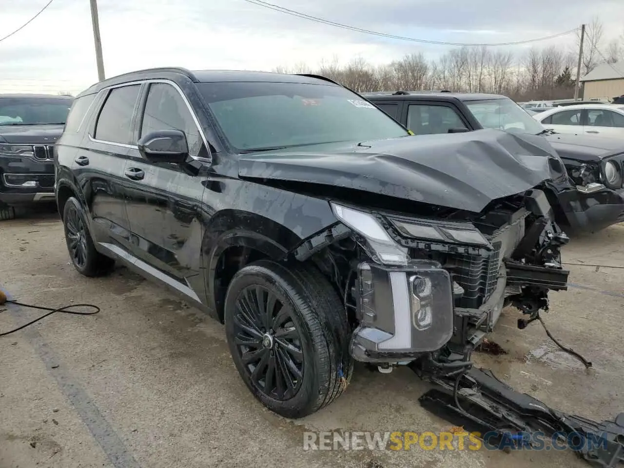 4 Фотография поврежденного автомобиля KM8R7DGE4RU688467 HYUNDAI PALISADE 2024