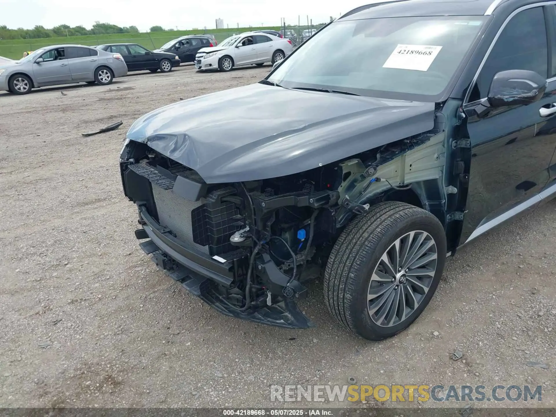 6 Фотография поврежденного автомобиля KM8R7DGE4RU786205 HYUNDAI PALISADE 2024