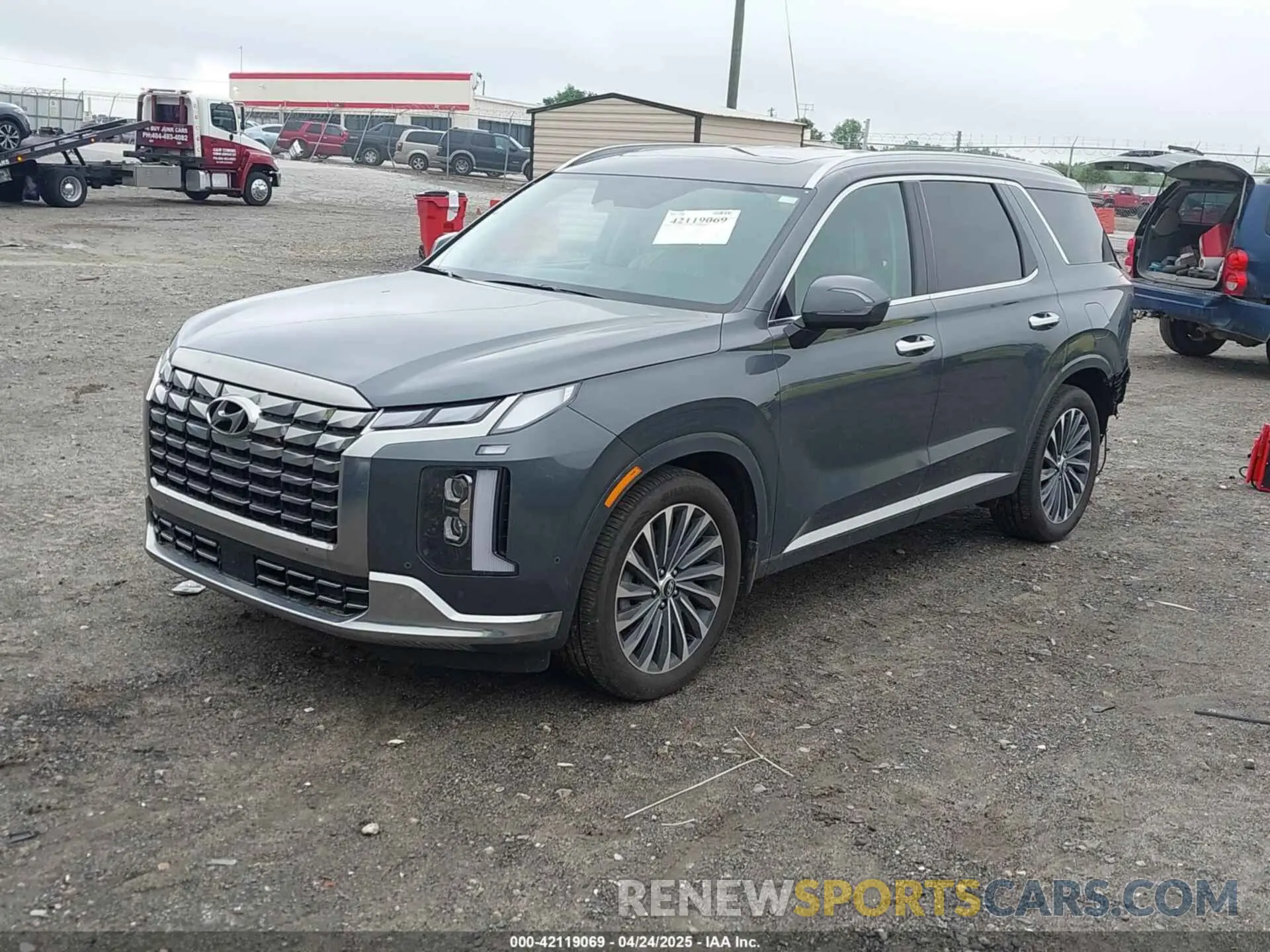 2 Photograph of a damaged car KM8R7DGE5RU806672 HYUNDAI PALISADE 2024
